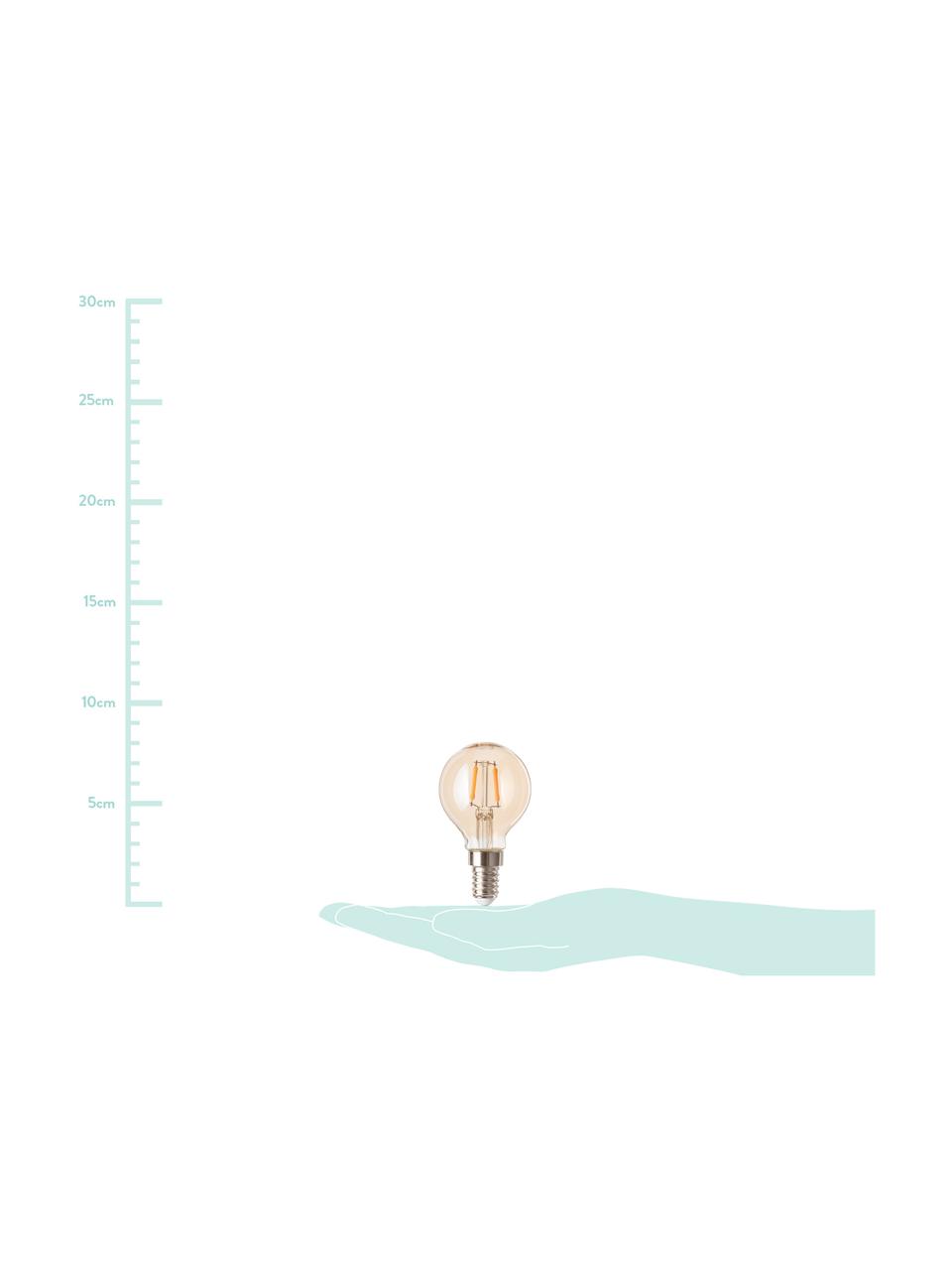 LED lamp Luel (E14 / 1W) 5 stuks, Peertje: glas, Fitting: aluminium, Amberkleurig, Ø 5 x H 8 cm