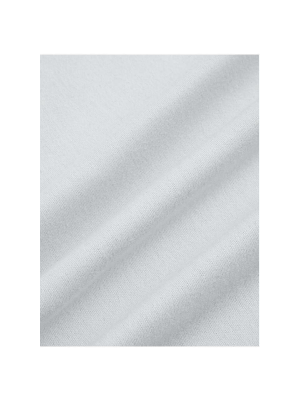Flanelové povlečení Biba, Světle šedá, 140 x 200 cm + 1 polštář 80 x 80 cm