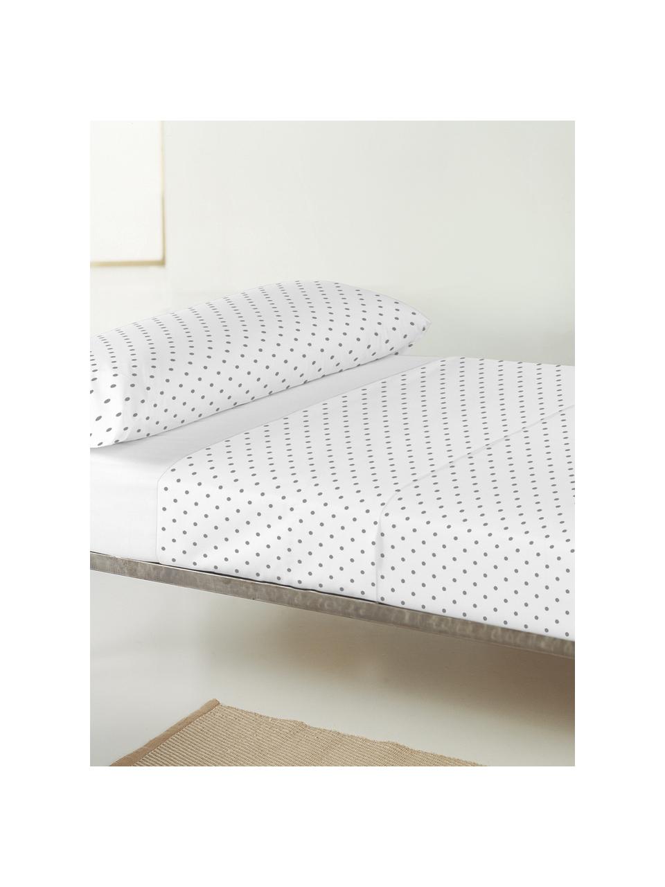 Sábana encimera Febo, Algodón
El algodón da una sensación agradable y suave en la piel, absorbe bien la humedad y es adecuado para personas alérgicas, Blanco, gris, Cama 90 cm (160 x 270 cm)