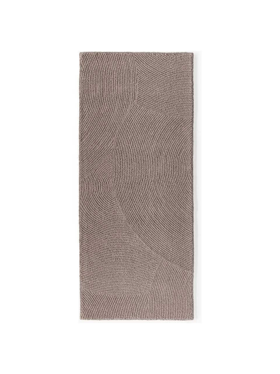 Tapis en laine tufté main Eleni, 100 % laine, certifiée RWS

Les tapis en laine peuvent perdre des fibres lors des premières semaines et des peluches peuvent se former, ce phénomène est naturel et diminue à mesure de votre usage et du temps, Beige, larg. 80 x long. 200 cm