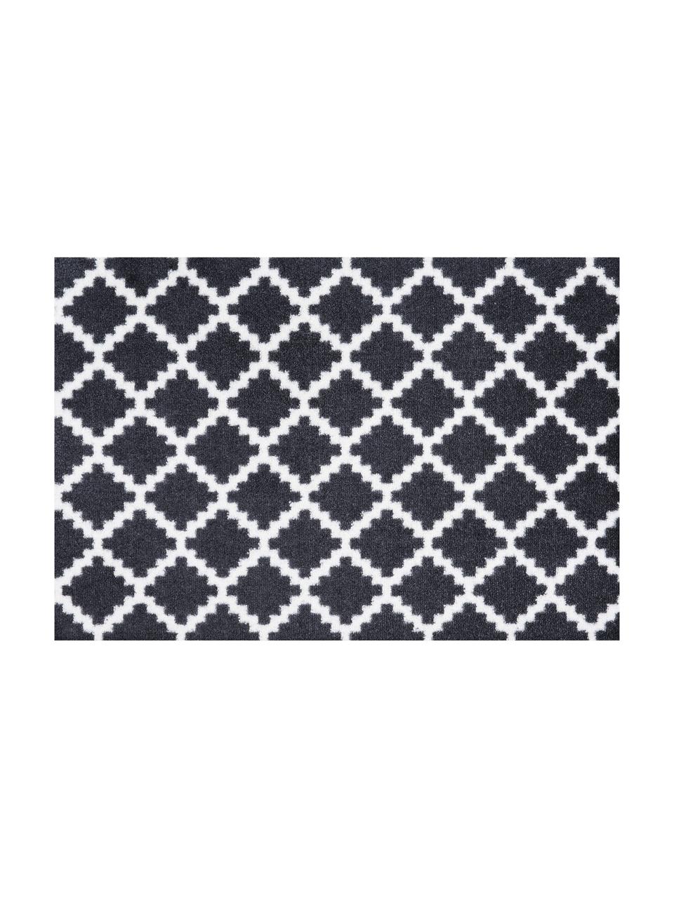 Paillasson Elegance, 100 % polyamide, Noir, larg. 70 x long. 50 cm