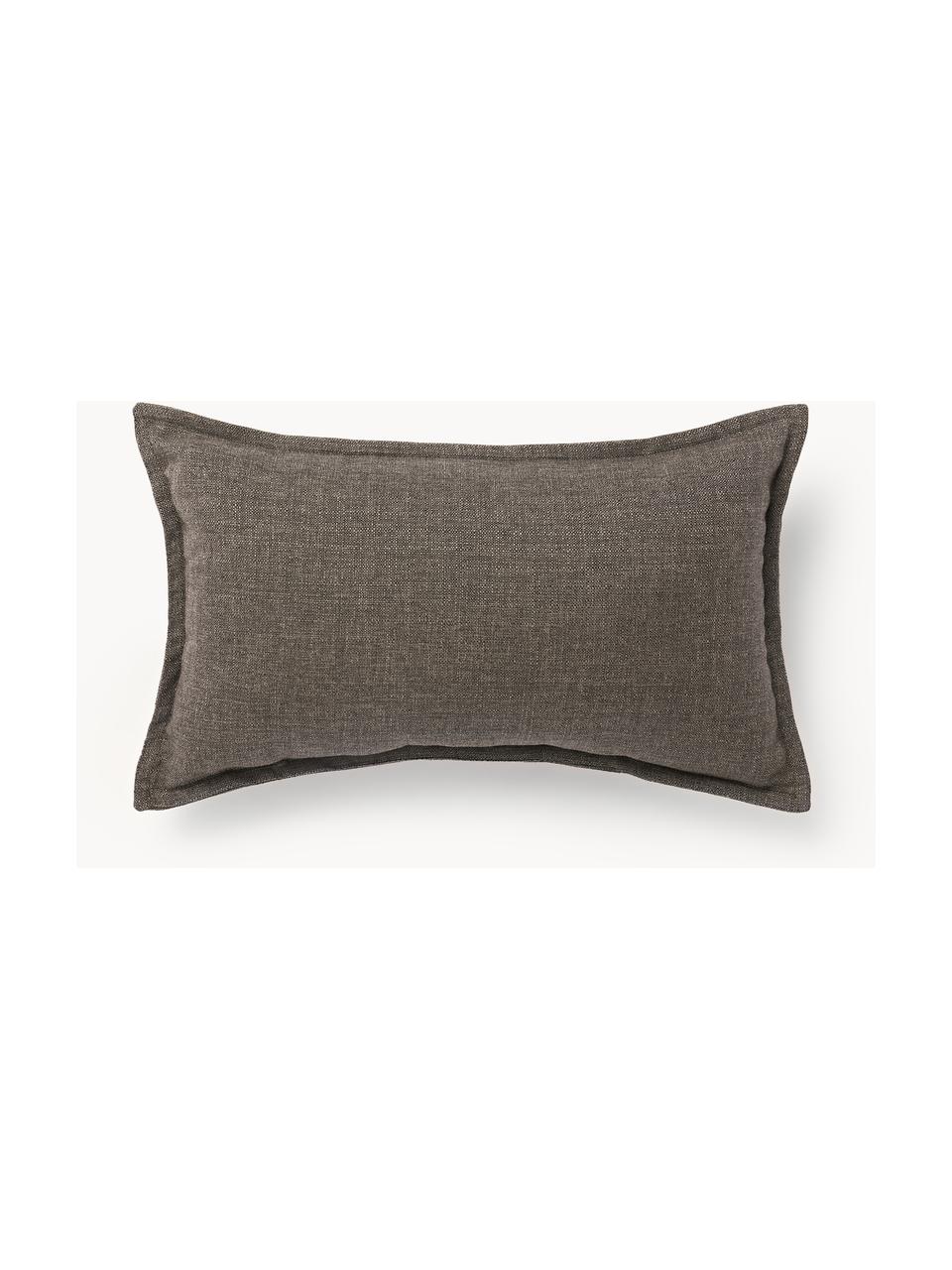 Outdoor-Kissen Oline, Hülle: 60 % Baumwolle, 40 % Poly, Taupe, B 30 x L 50 cm