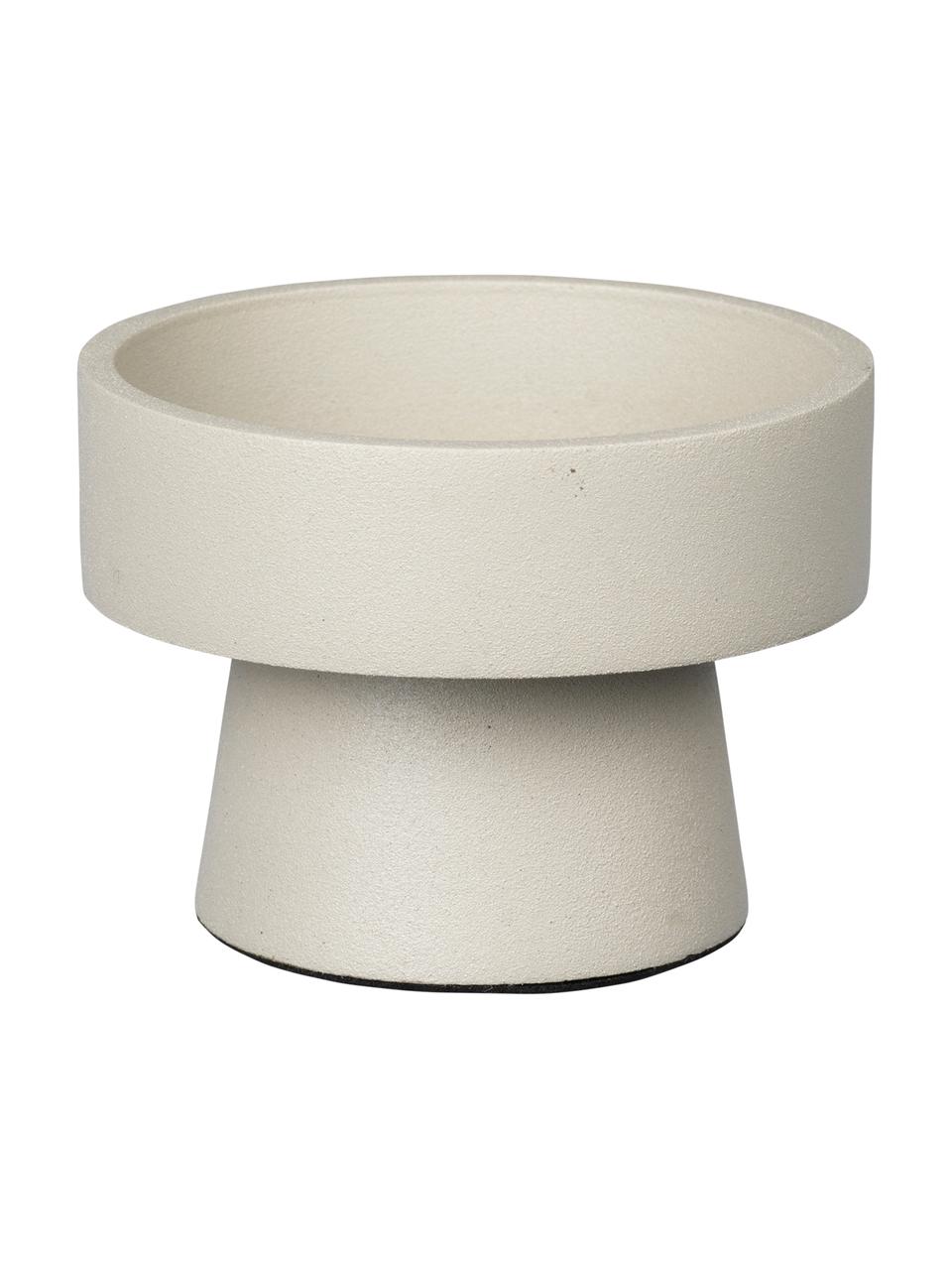 Candelabro Anker, Alluminio rivestito, Beige, Ø 8 x Alt. 6 cm