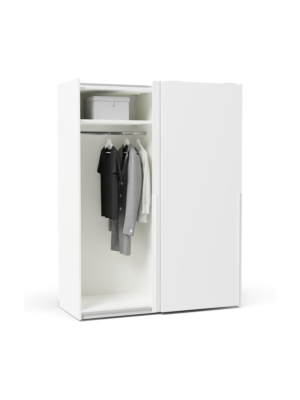 Armoire modulaire à portes coulissantes Leon, larg. 150 cm, plusieurs variantes, Blanc, Basic Interior, larg. 150 x haut. 200 cm