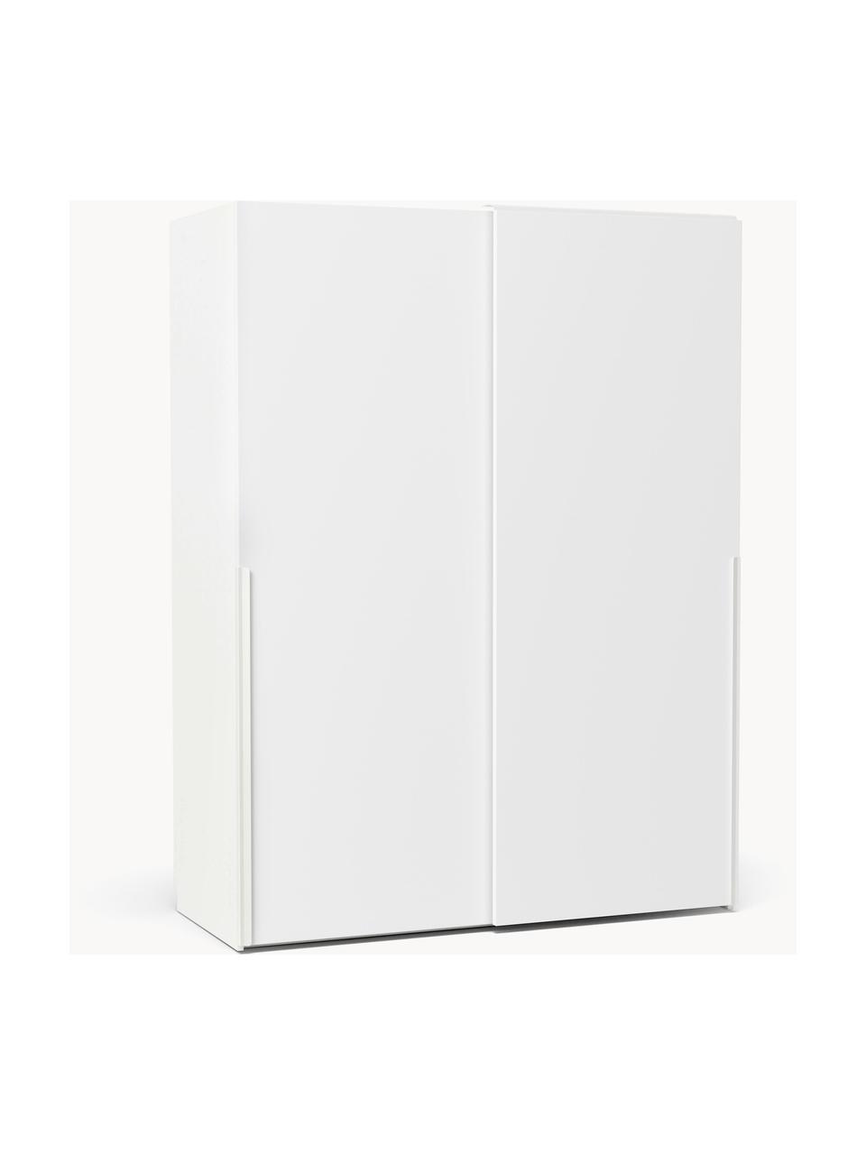 Modulární šatní skříň s posuvnými dveřmi Leon, šířka 150 cm, různé varianty, Bílá, Interiér Classic, Š 150 x V 200 cm