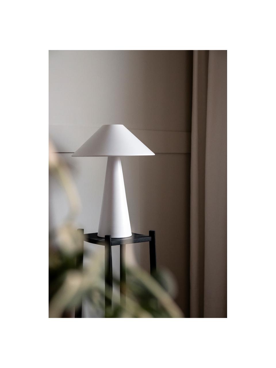 Dizajnová stolová lampa Cannes, Biela, Ø 30 x V 40 cm