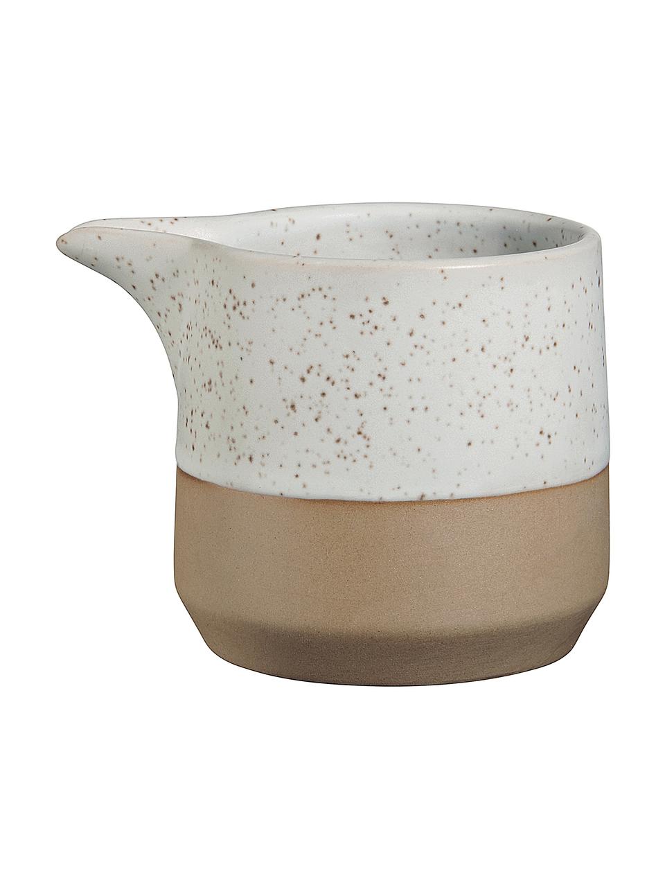 Pot à lait grès Caja, Beige, brun