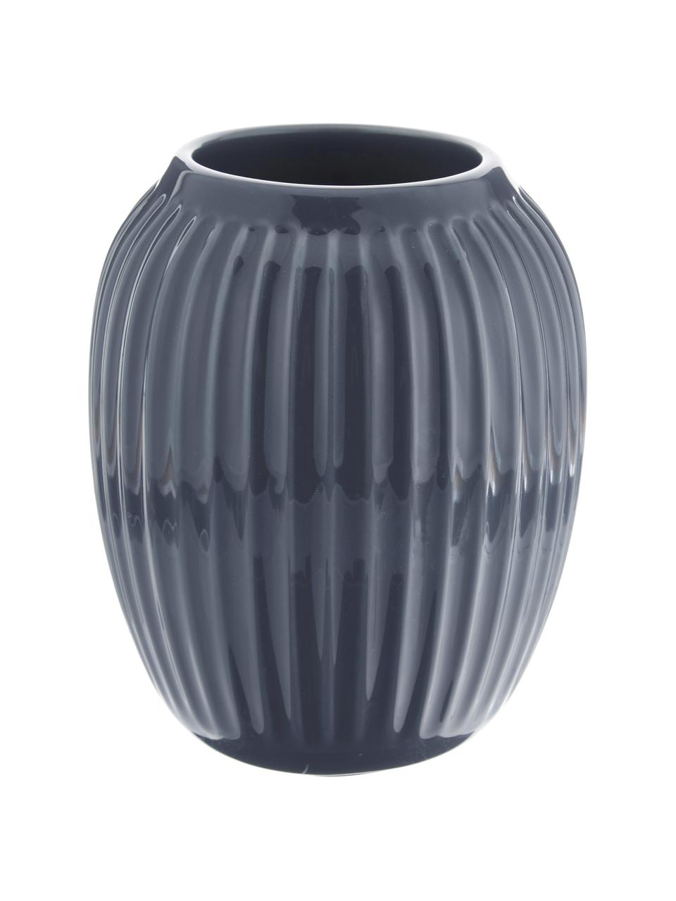 Vase design fait main Hammershøi, Anthracite
