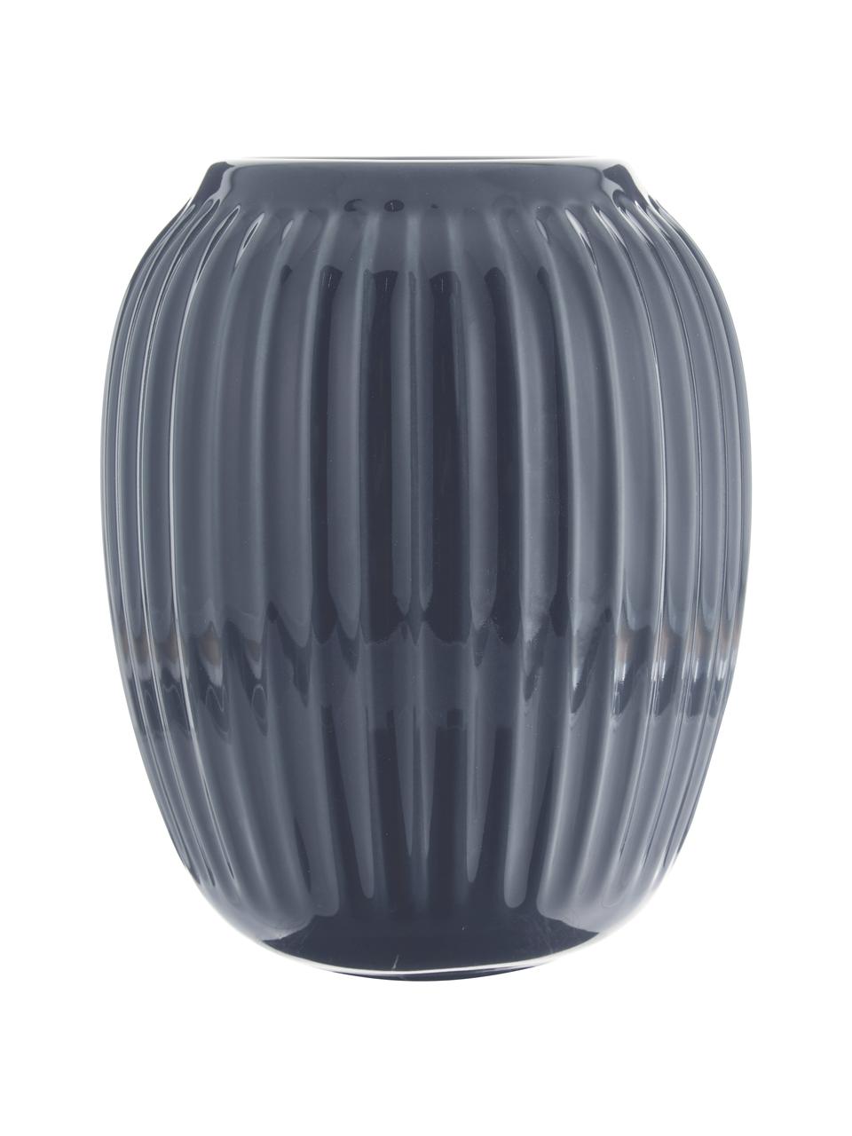 Vase design fait main Hammershøi, Anthracite