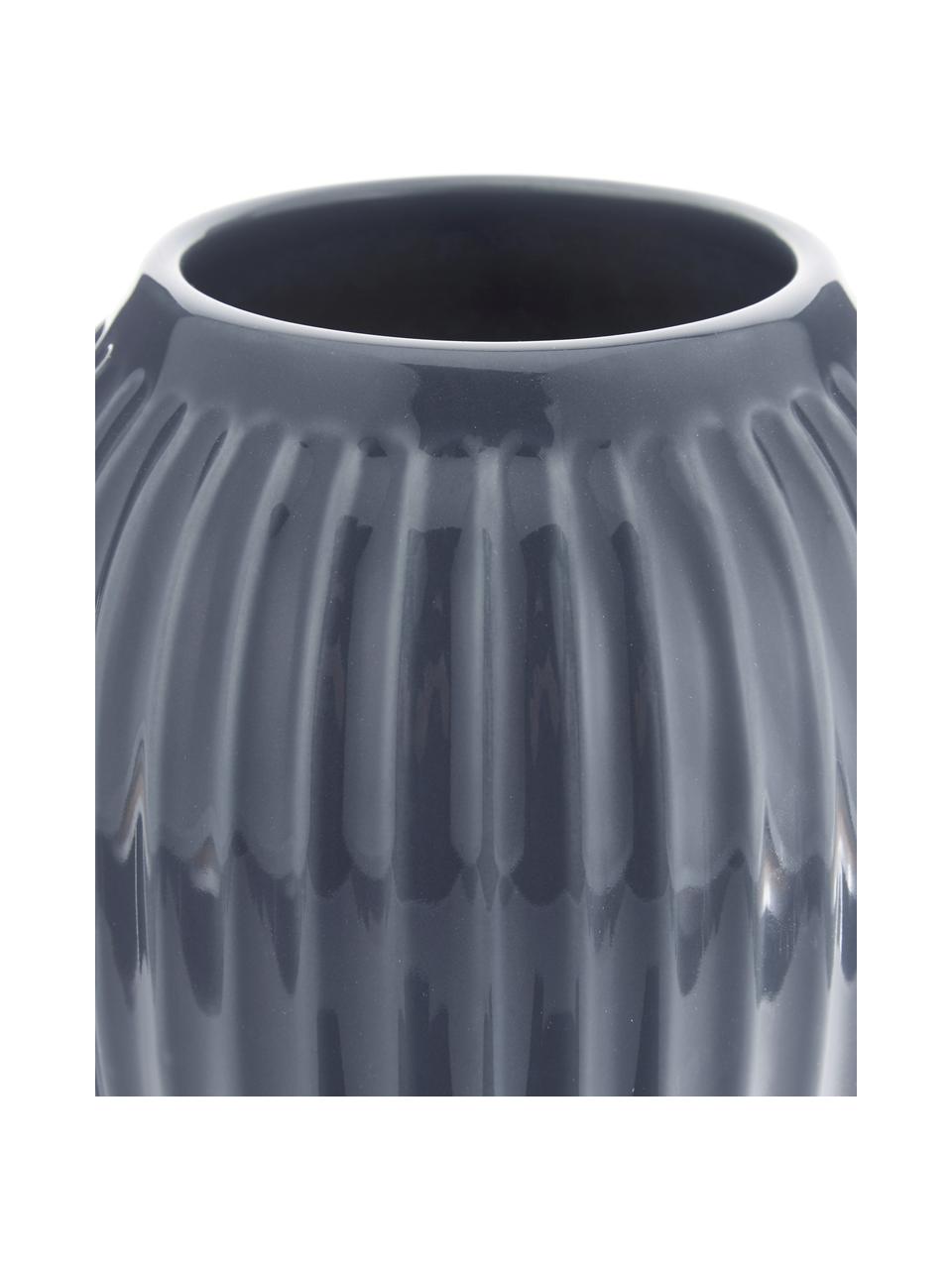 Vase design fait main Hammershøi, Anthracite