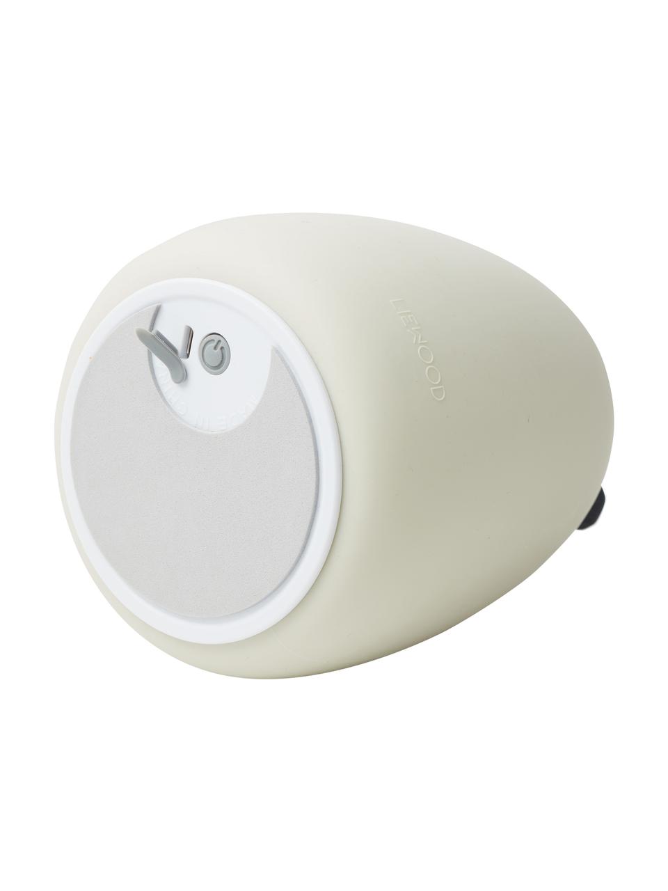 Objeto luminoso LED Winston Panda, 100% silicona, libre de BPA, Blanco, Ø 11 x Al 14 cm