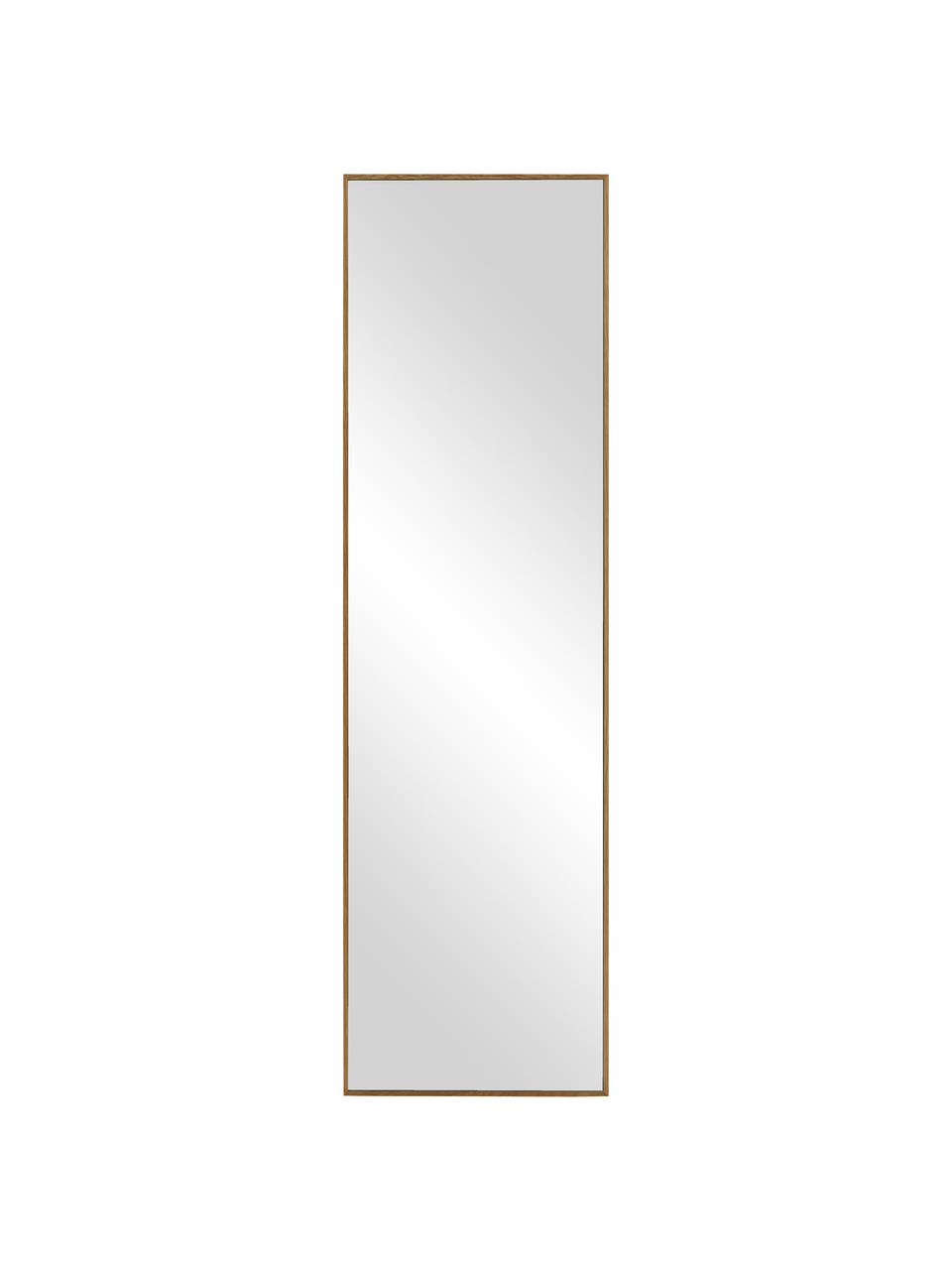 Lustro ścienne z drewnianą ramą Avery, Drewno dębowe, S 40 x W 140 cm