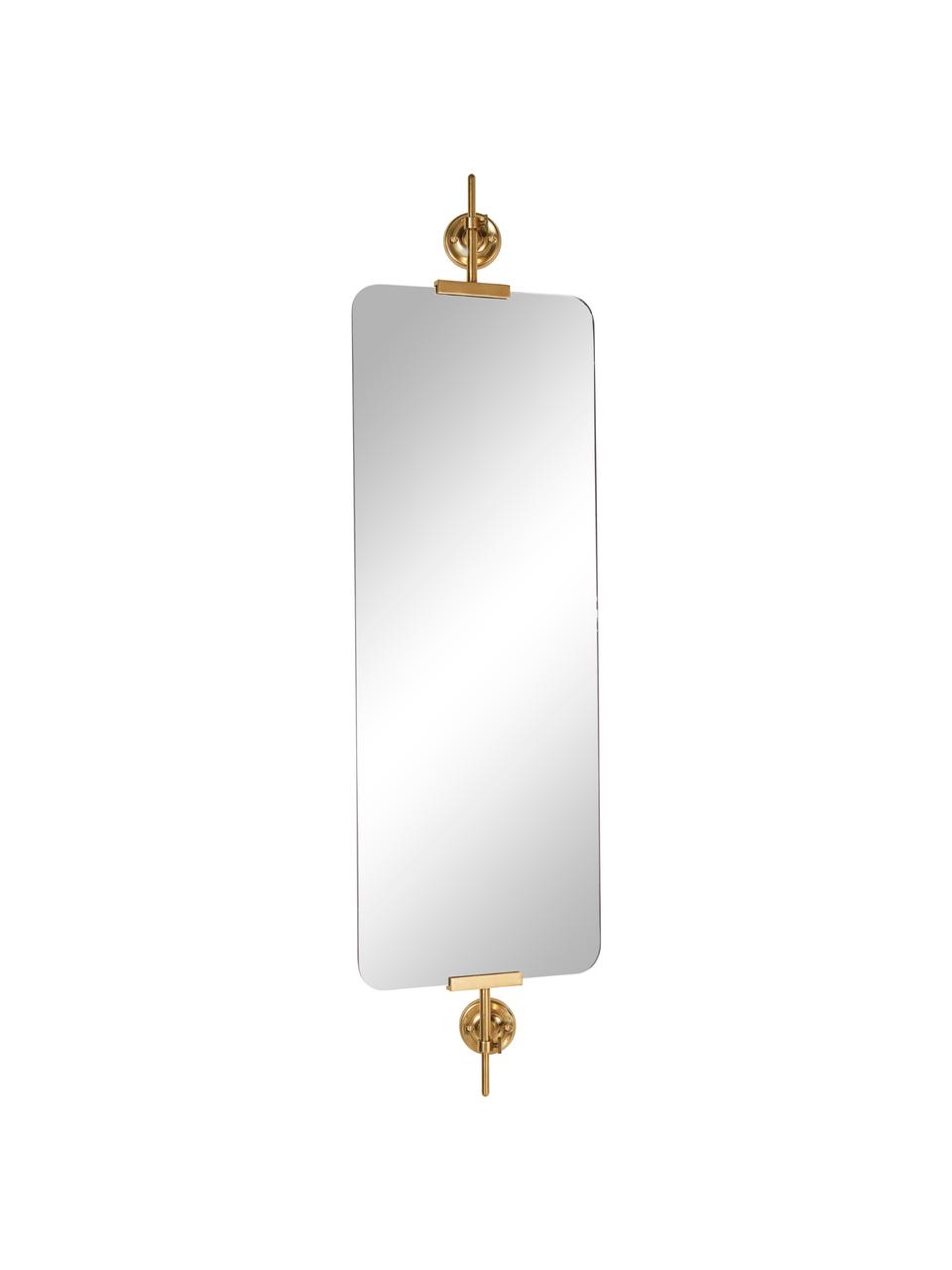 Schwenkbarer Wandspiegel Uman, Spiegelfläche: Spiegelglas, Goldfarben, B 30 x H 107 cm