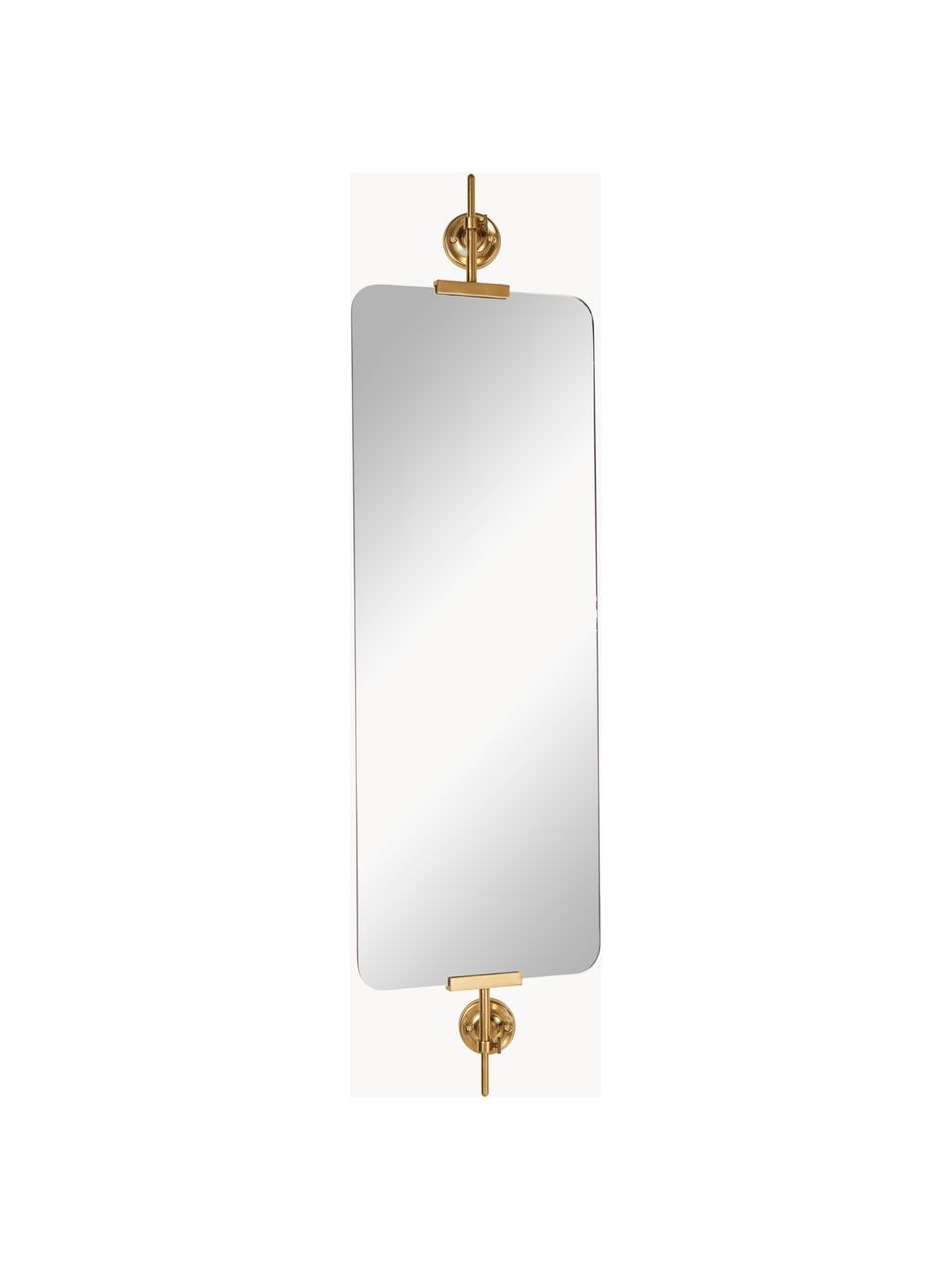 Schwenkbarer Wandspiegel Uman, Spiegelfläche: Spiegelglas, Goldfarben, B 30 x H 107 cm