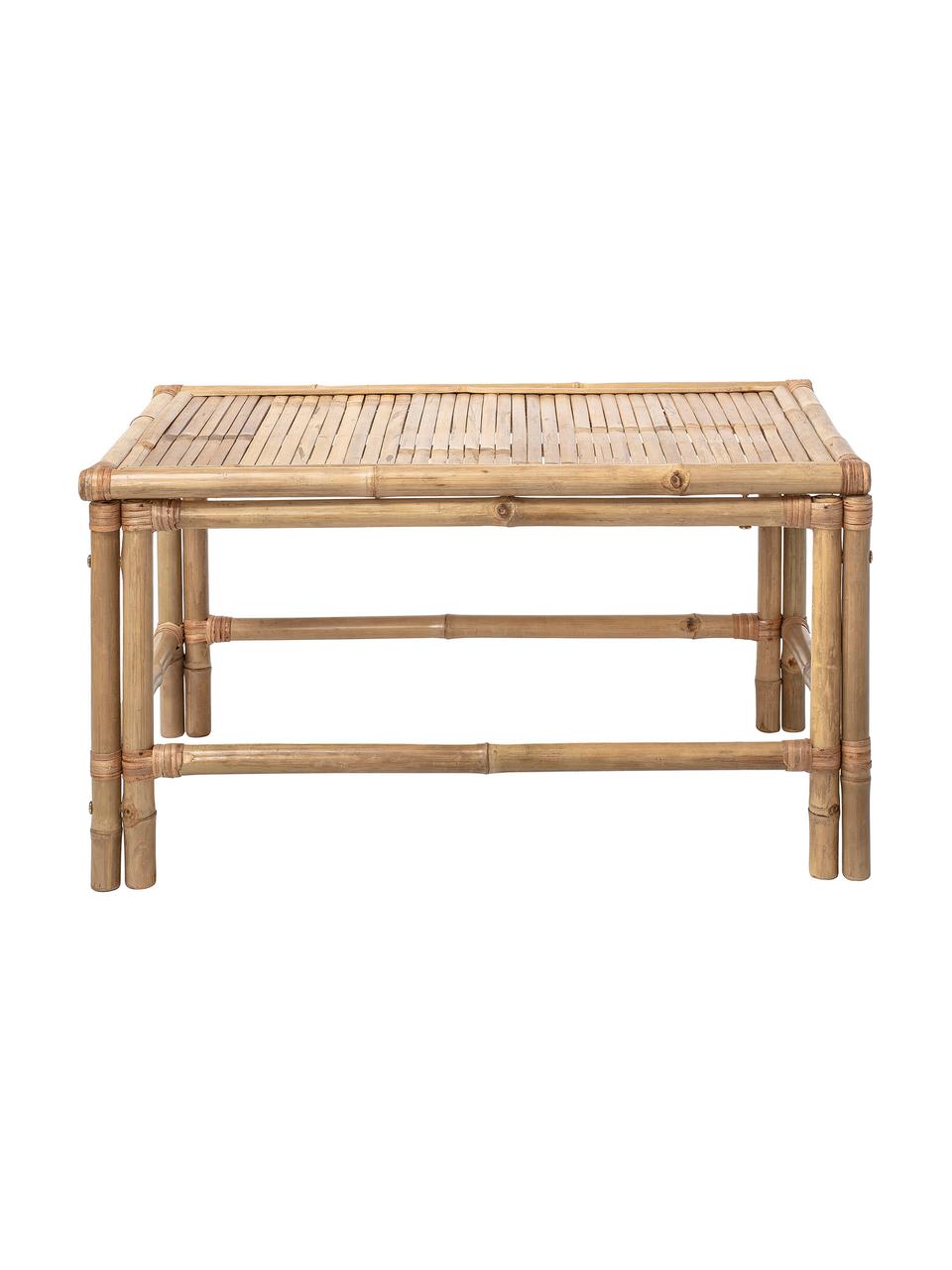 Tavolino da salotto in bambù Sole, Bambù, Marrone chiaro, Larg. 90 x Alt. 50 cm