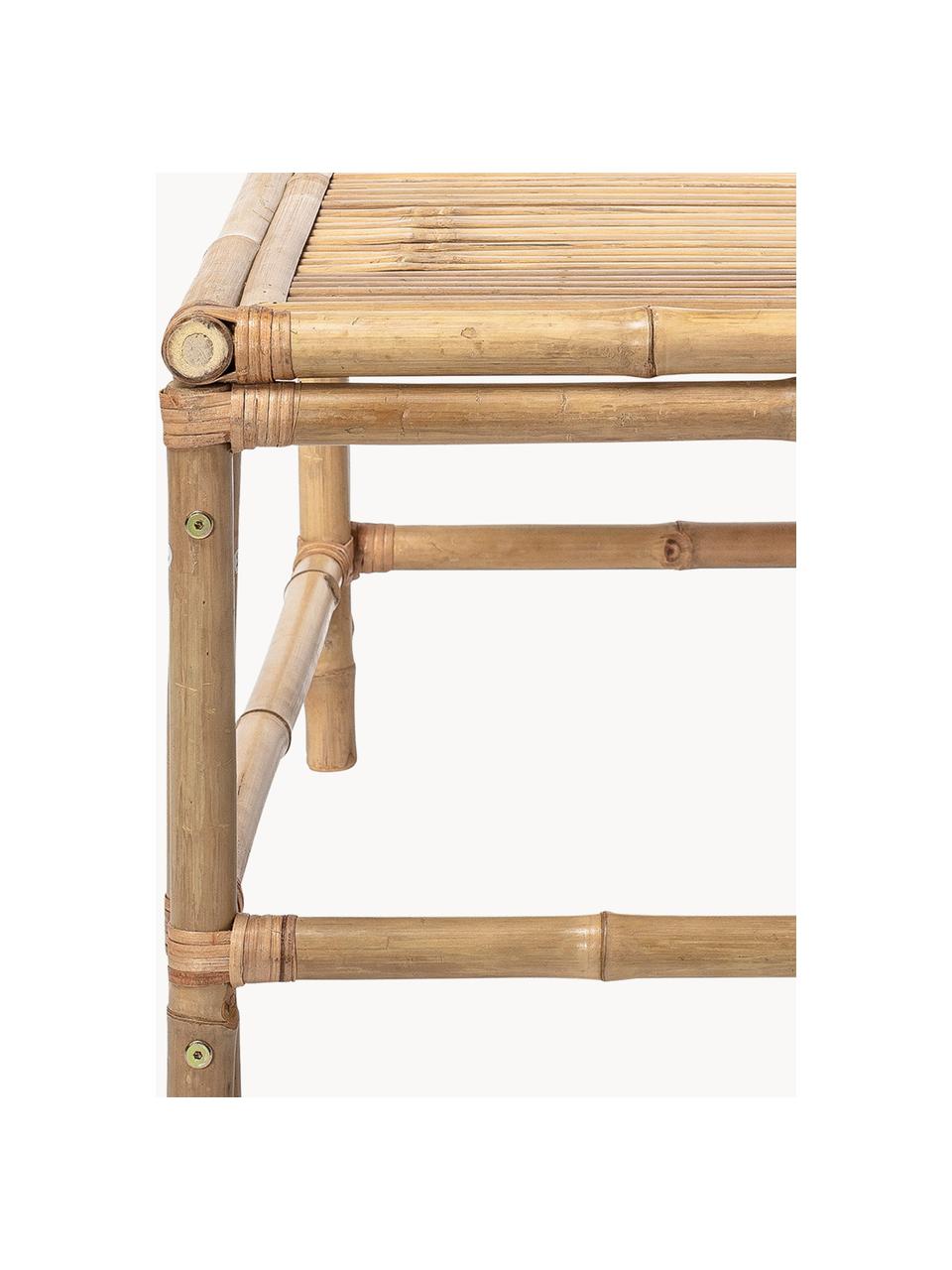 Stolik kawowy z bambusa Sole, Drewno bambusowe, Beżowy, S 90 x W 50 cm