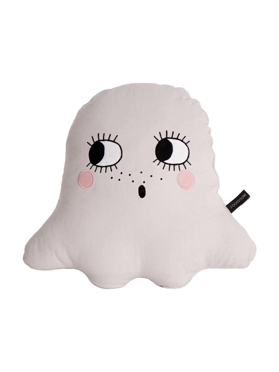 Coussin enfant coton Ghost, Blanc, larg. 42 x long. 42 cm