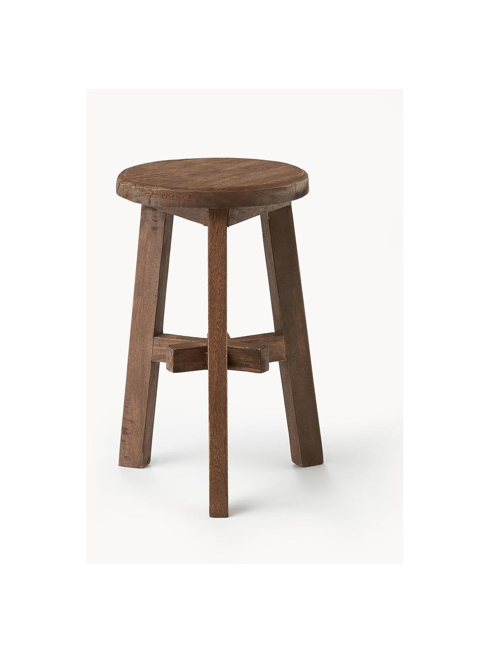 Hocker Dingklik aus Akazienholz, Akazienholz, gebeizt, Akazienholz, Ø 35 x H 50 cm