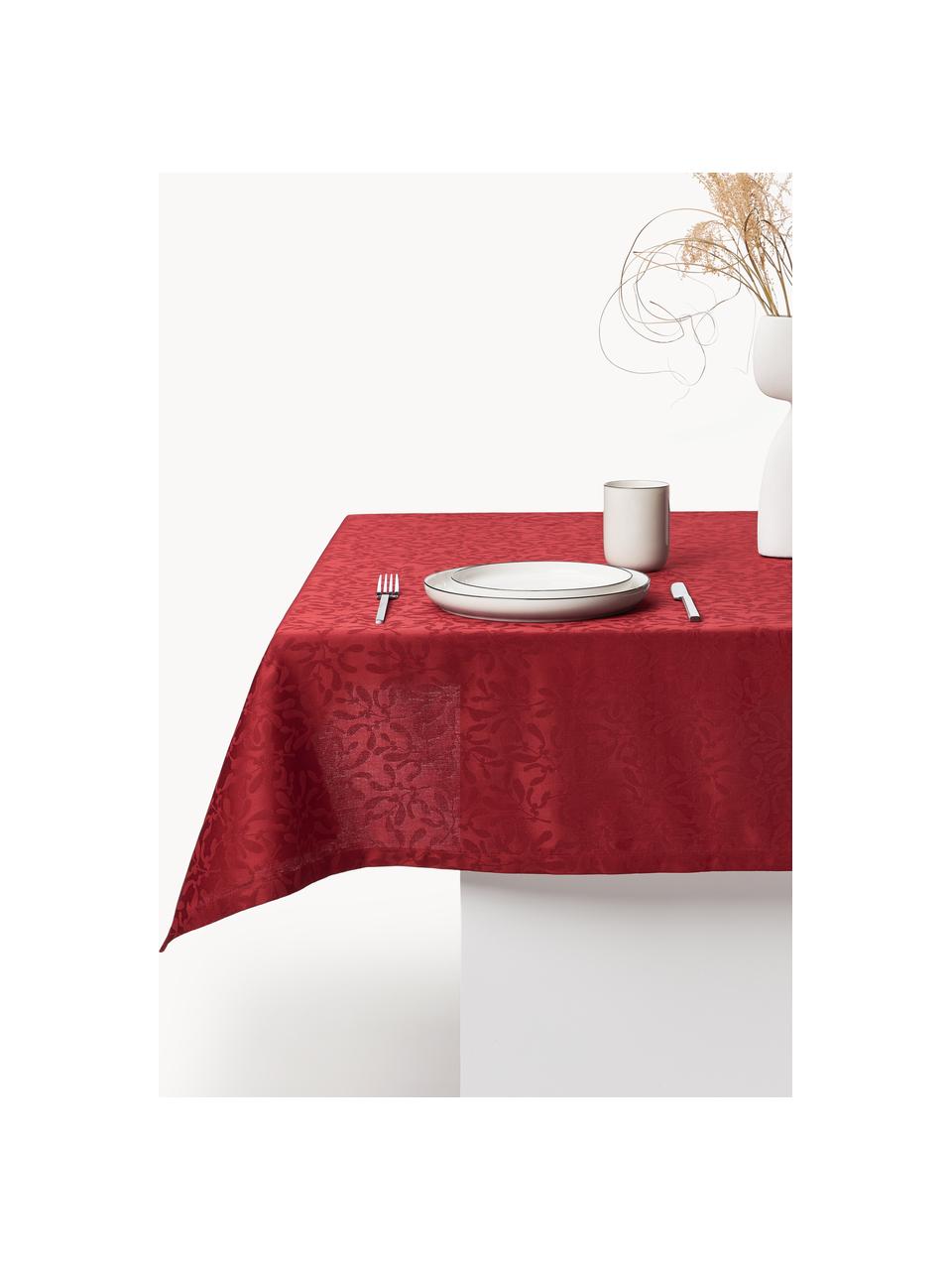 Nappe avec motif hivernal Hollyn, 100 % coton

Le matériau est certifié STANDARD 100 OEKO-TEX®, 2534CIT, CITEVE, Rouge, 6-8 personnes (larg. 140 x long. 250 cm)