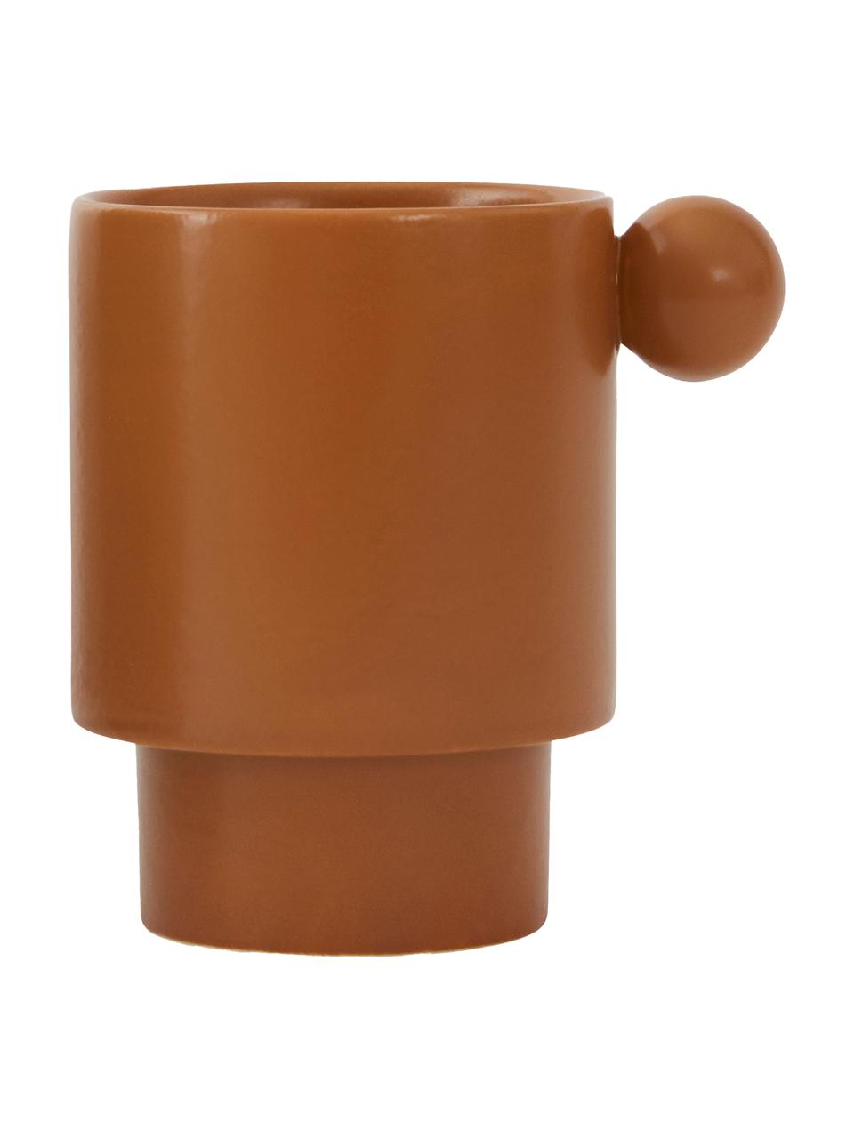 Taza de porcelana Inka, Porcelana, Marrón, Ø 8 x Al 10 cm, 320 ml