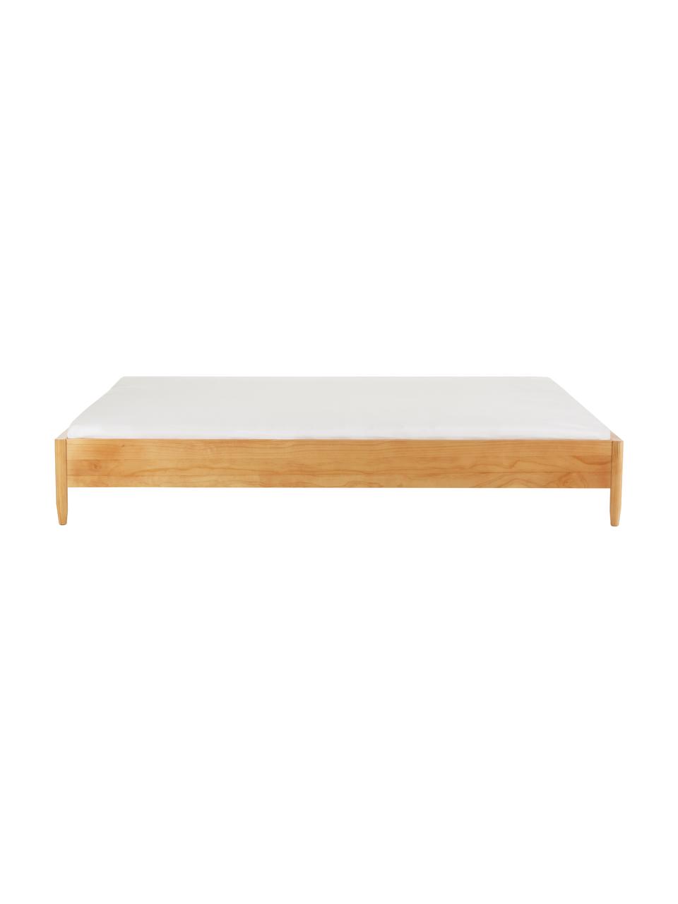 Holzbett Windsor aus massivem Kiefernholz, Massives Kiefernholz, FSC-zertifiziert, Kiefernholz, hell, B 160 x L 200 cm