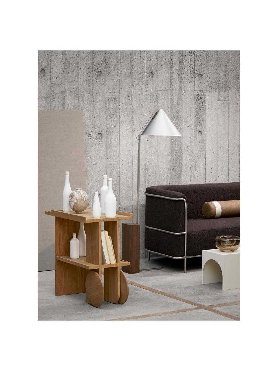 Eichenholz-Beistelltisch Axis, Eichenholz, geölt, FSC-zertifiziert, Eichenholz, B 80 x H 70 cm