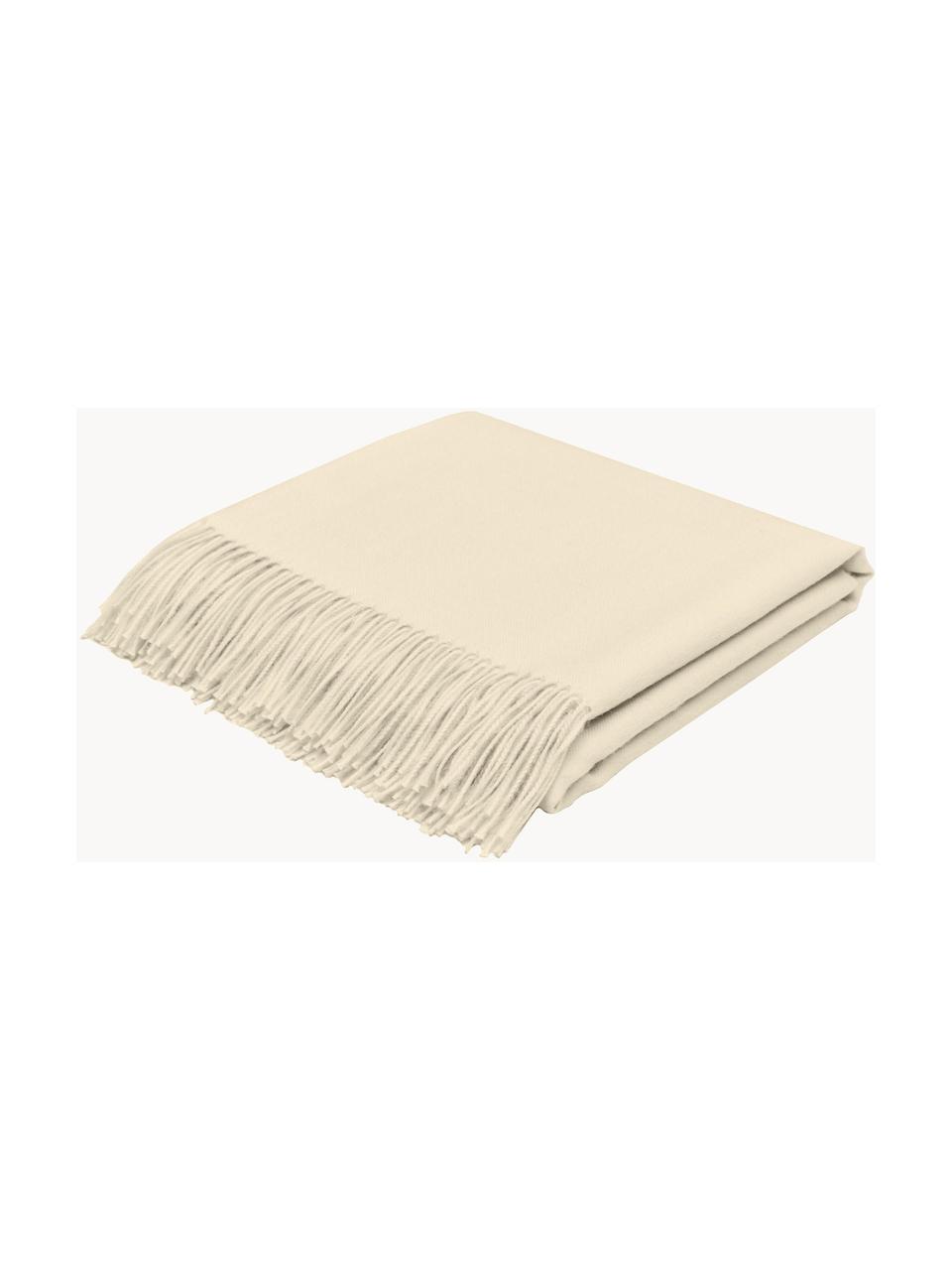 Leichte Decke Luxury aus Babyalpaka, Off White, B 130 x L 200 cm