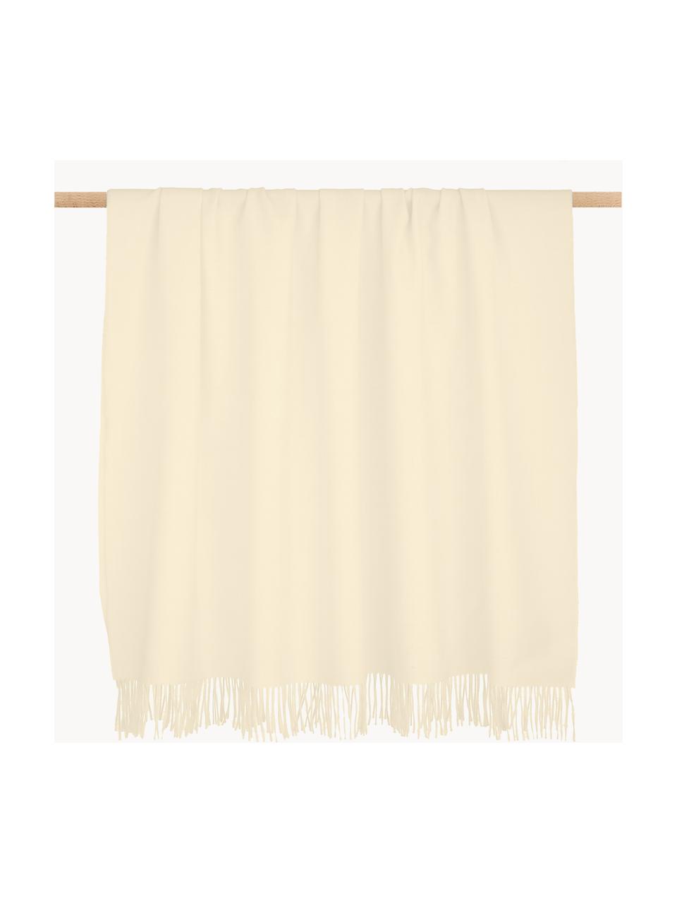 Leichte Decke Luxury aus Babyalpaka, Off White, B 130 x L 200 cm