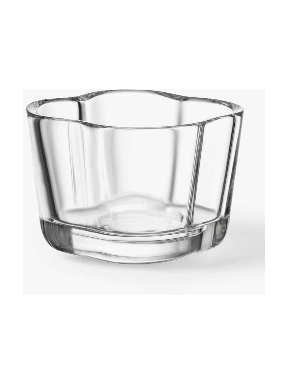 Teelichthalter Alvar Aalto, Glas, Transparent, Ø 9 x H 6 cm