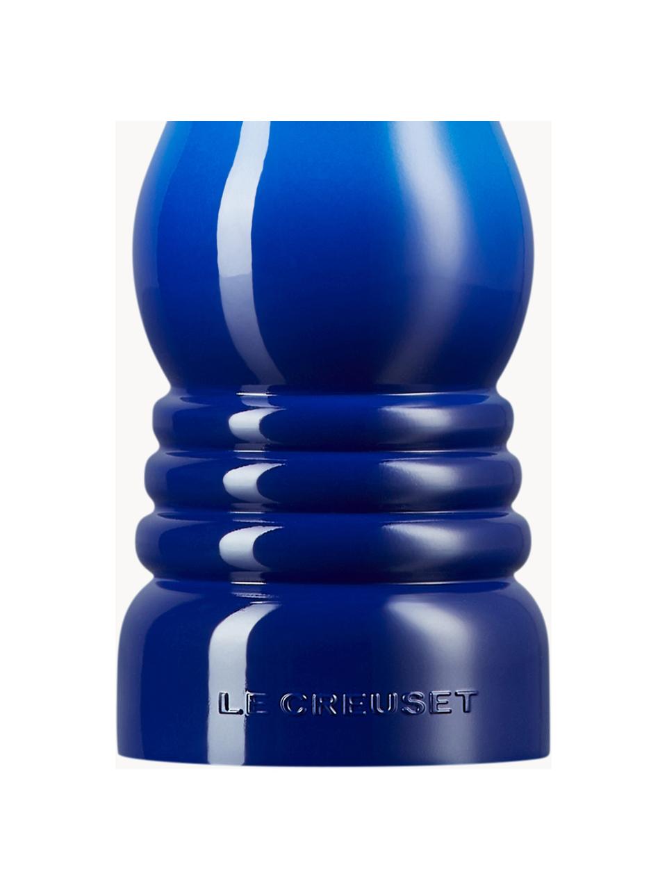 Molinillo de pimienta con mecanismo de cerámica Creuset, Estructura: plástico, Grinder: cerámica, Tonos azules brillante, Ø 6 x Al 21 cm
