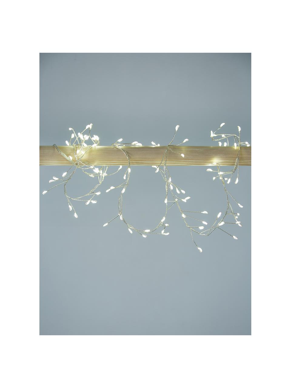 Guirlande lumineuse LED Compact, blanc chaud, Plastique, Couleur argentée, long. 120 cm