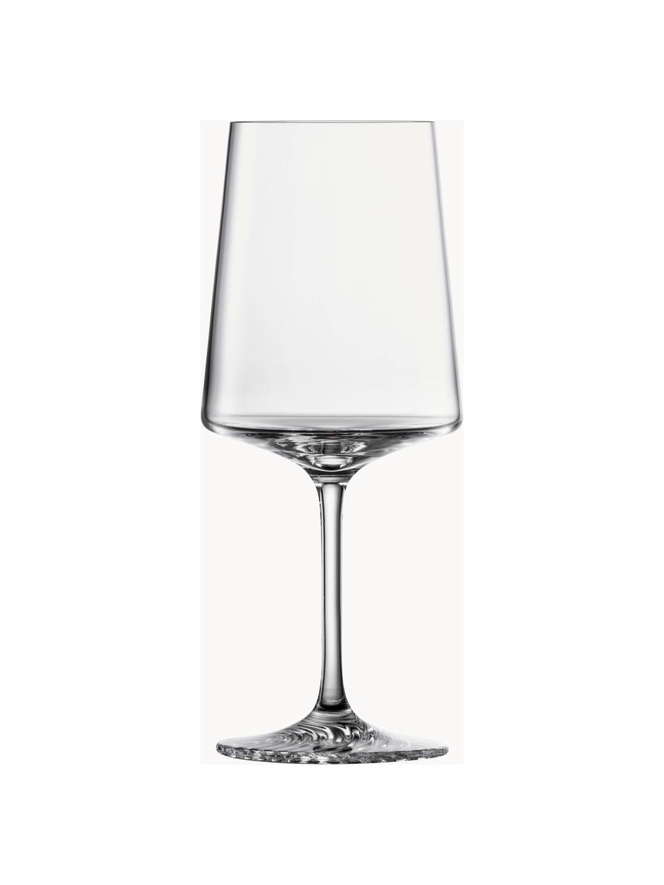 Copas de vino de cristal Echo, 4 uds., Cristal Tritan, Transparente, Ø 9 x Al 22 cm, 570 ml