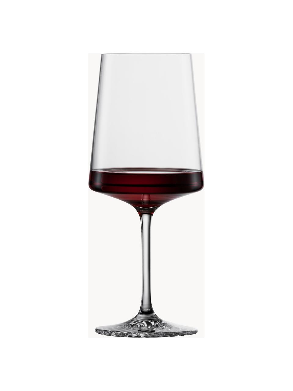 Copas de vino de cristal Echo, 4 uds., Cristal Tritan, Transparente, Ø 9 x Al 22 cm, 570 ml