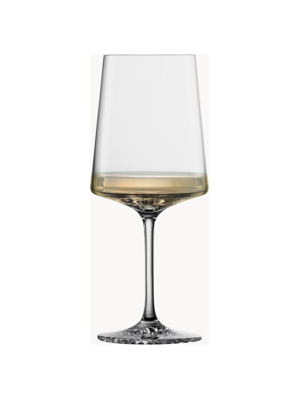 Copas de vino de cristal Echo, 4 uds., Cristal Tritan, Transparente, Ø 9 x Al 22 cm, 570 ml