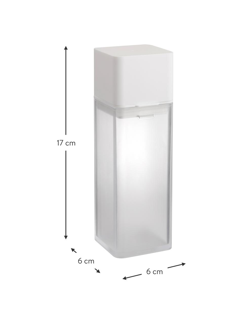 Gewürzölflasche Tower aus Kunststoff, Kunststoff, Weiß, B 6 x H 17 cm