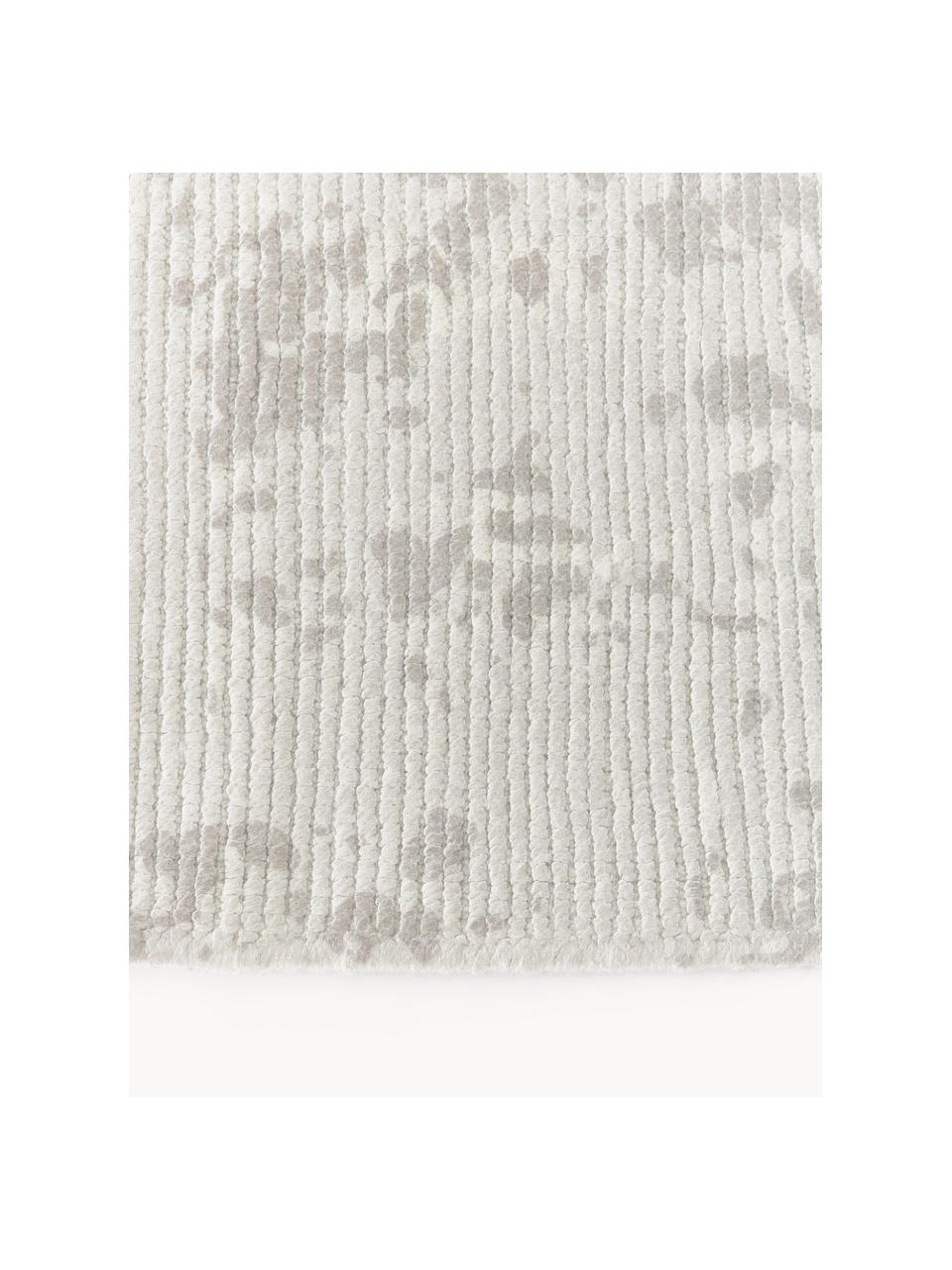 Ručně tkaný koberec s nízkým vlasem Nantes, 100 % polyester, certifikace GRS, Šedá, Š 80 cm, D 150 cm (velikost XS)