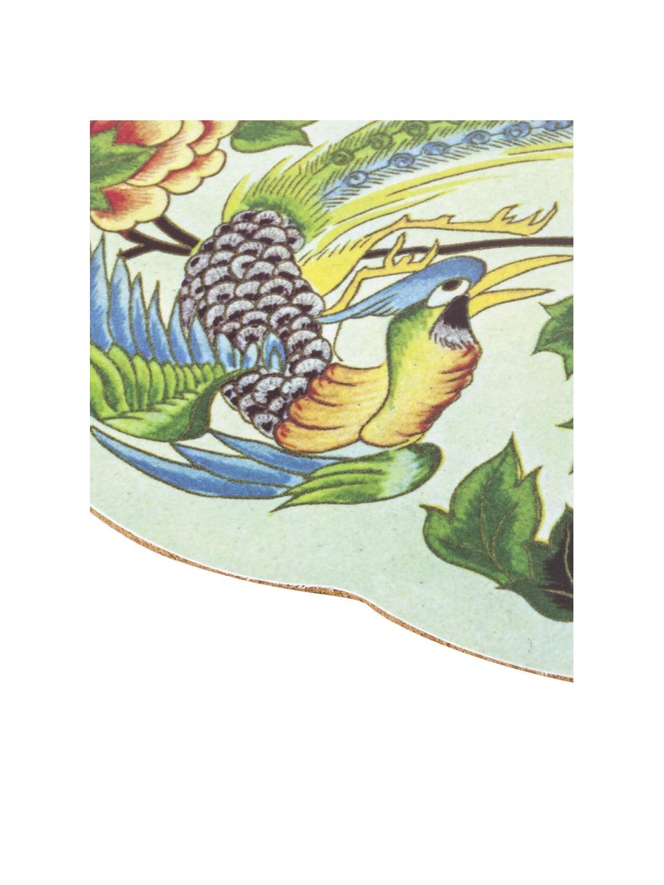 Placemat Hybrid met abstract design, Kunststof, Groen, Ø 37 cm
