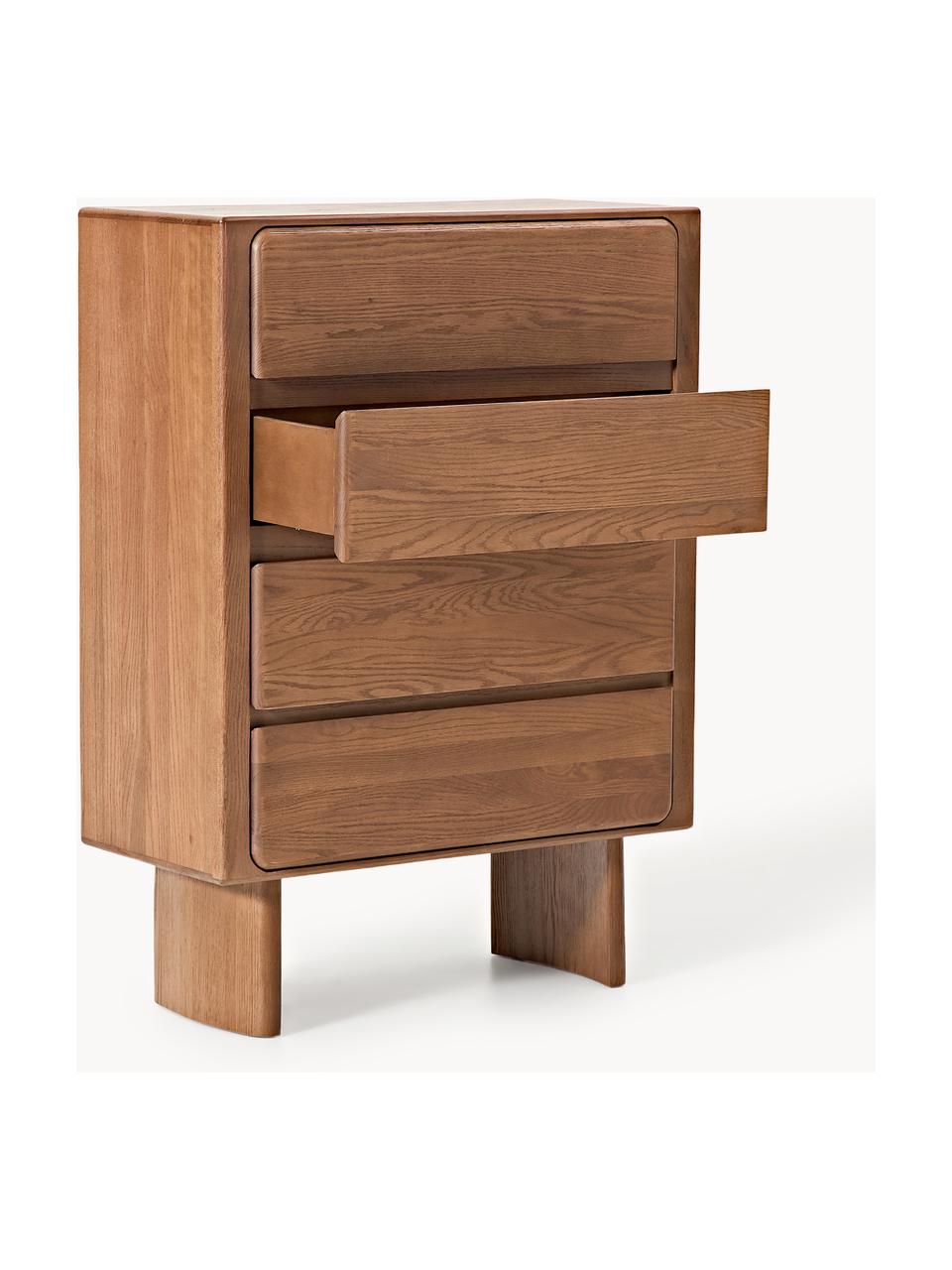 Commode en chêne Chandler, Bois de chêne massif

Ce produit est fabriqué à partir de bois certifié FSC® issu d'une exploitation durable, Chêne, larg. 90 x haut. 120 cm