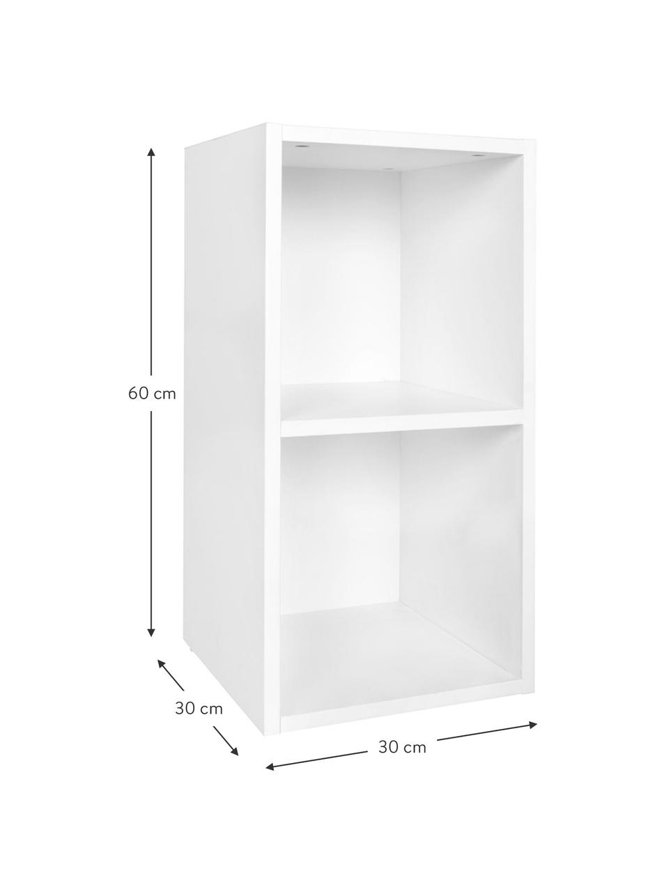 Libreria in bianco opaco Milo, Truciolato, melaminico, Bianco, Larg. 30 x Prof. 60 cm