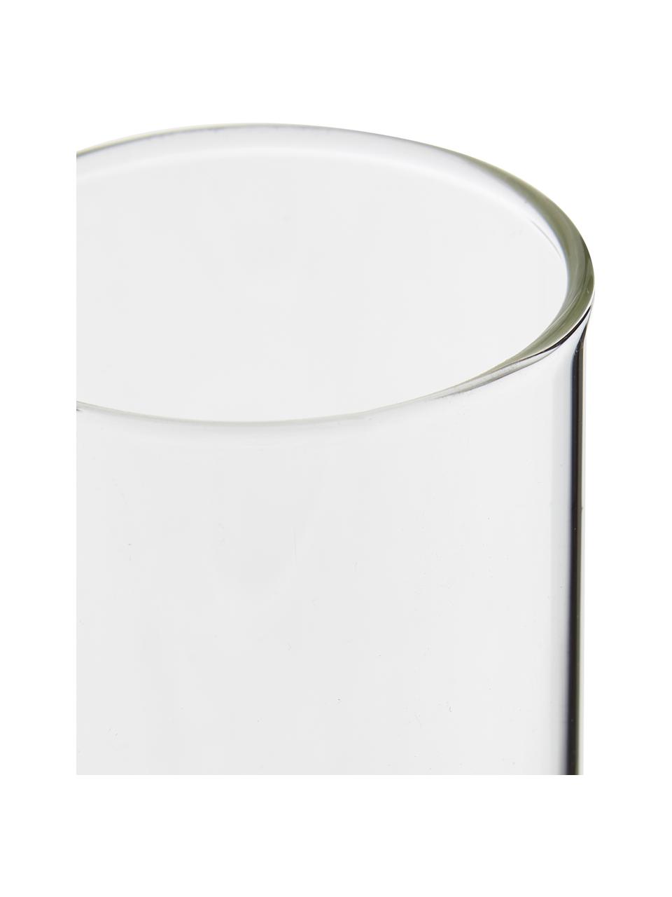 Wassergläser Boro aus Borosilikatglas, 6 Stück , Borosilikatglas, Transparent, Ø 6 x H 12 cm