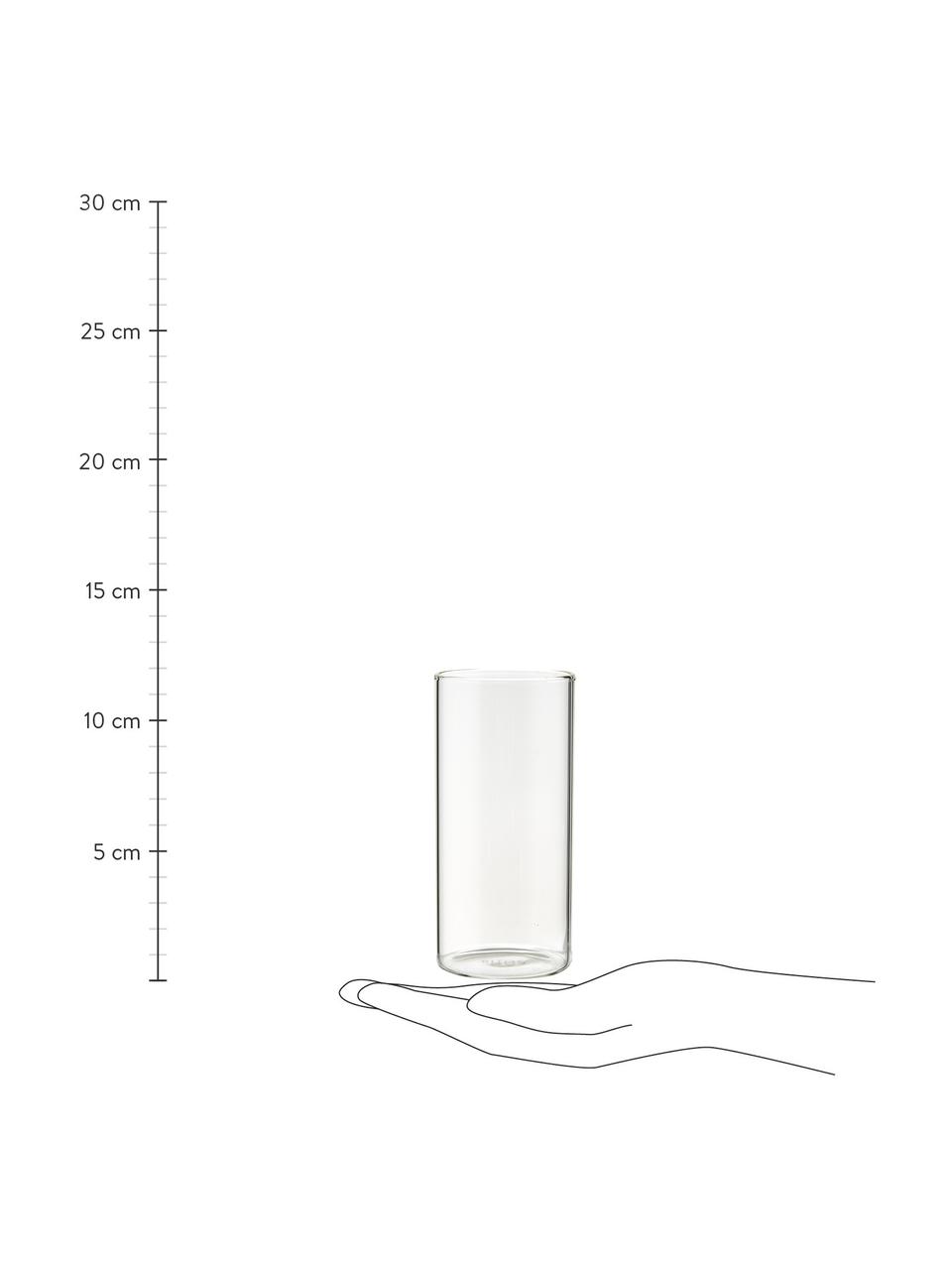 Verres à eau verre borosilicate Boro, 6 pièces, Transparent