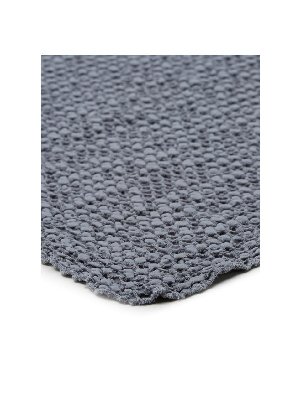 Tagesdecke Vigo mit strukturierter Oberfläche, 100% Baumwolle, Dunkelblau, B 220 x L 240 cm (für Betten bis 180 x 200 cm)