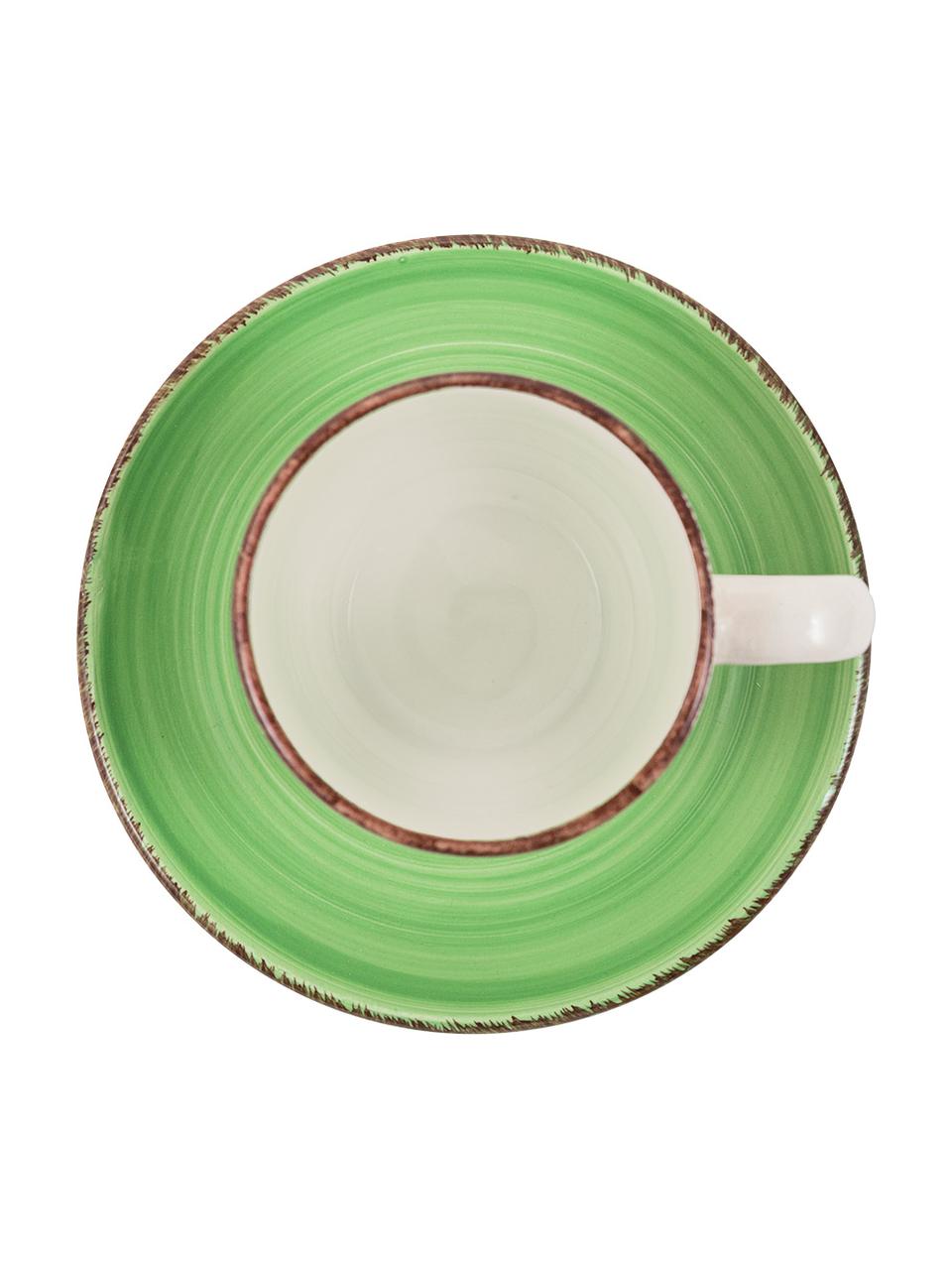 Tasses à espresso multicolores Baita, 12 élém., Grès cérame (dolomie dure), peint à la main, Multicolore, 90 ml, 90 ml