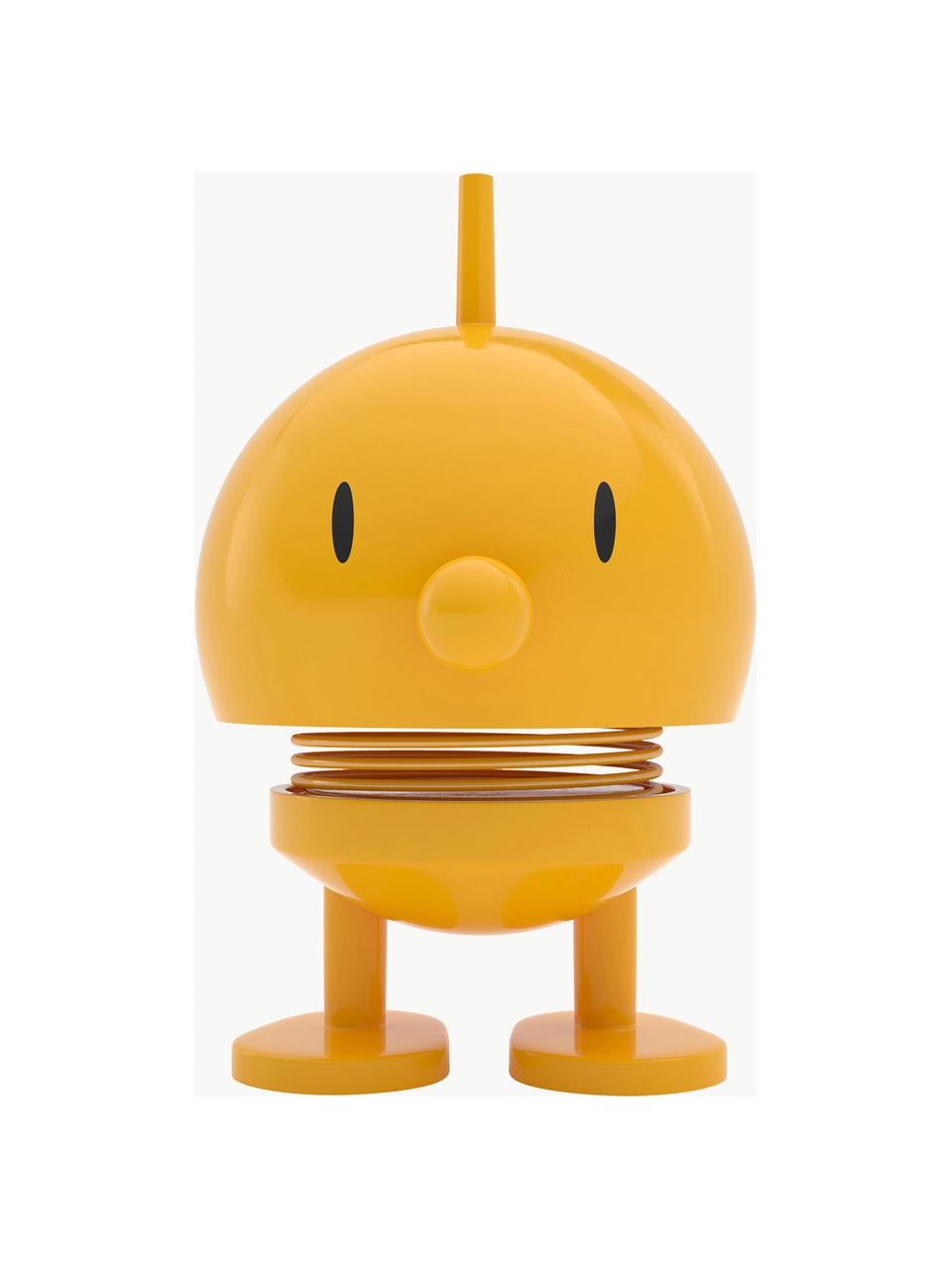 Objet décoratif Hoptimist Bumble, haut. 8 cm, Plastique, Jaune soleil, Ø 5 cm