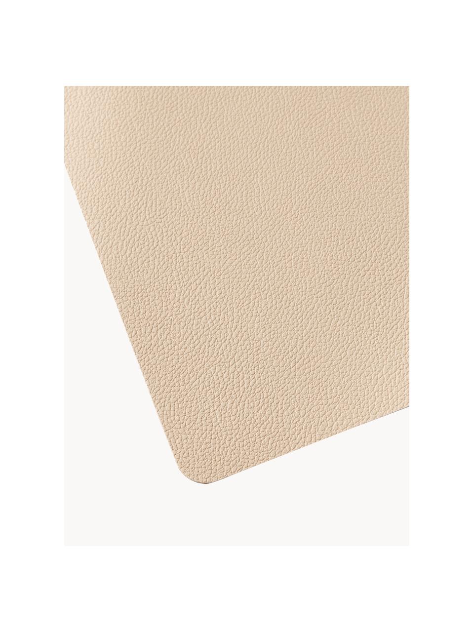 Tovagliette rotonde, 2 pz - Beige chiaro/nero - HOME