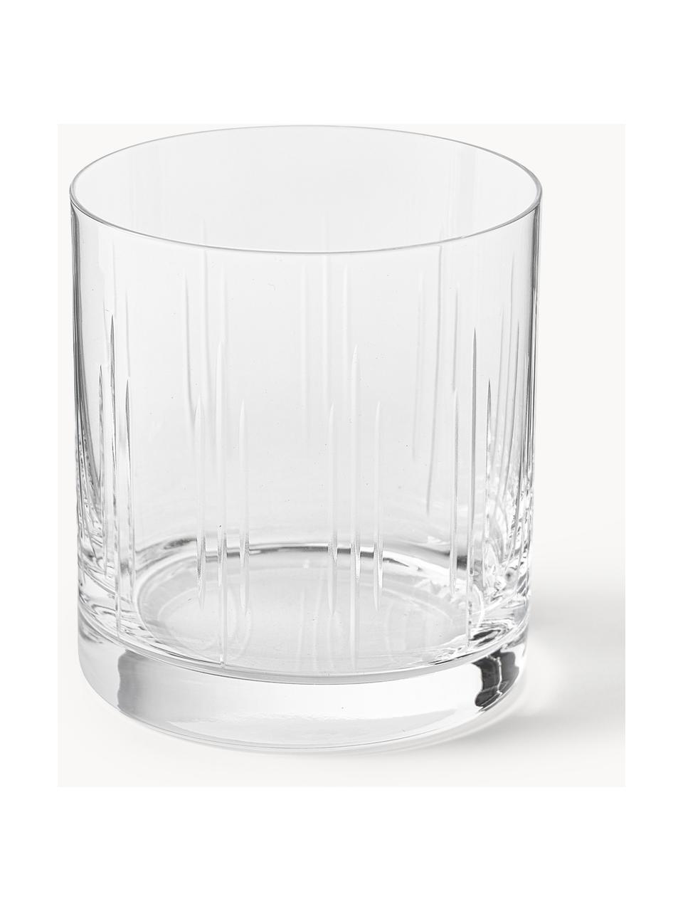 Wassergläser Felipe aus Kristallglas, 4 Stück, Crystal glas/Kristallglas, Transparent, Ø 8 x H 9 cm, 280 ml
