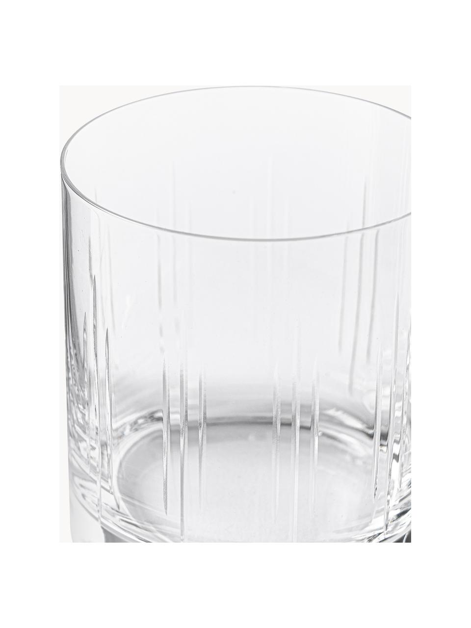 Bicchieri in cristallo Felipe 4 pz, Cristallo, Trasparente, Ø 8 x Alt. 9 cm, 280 ml