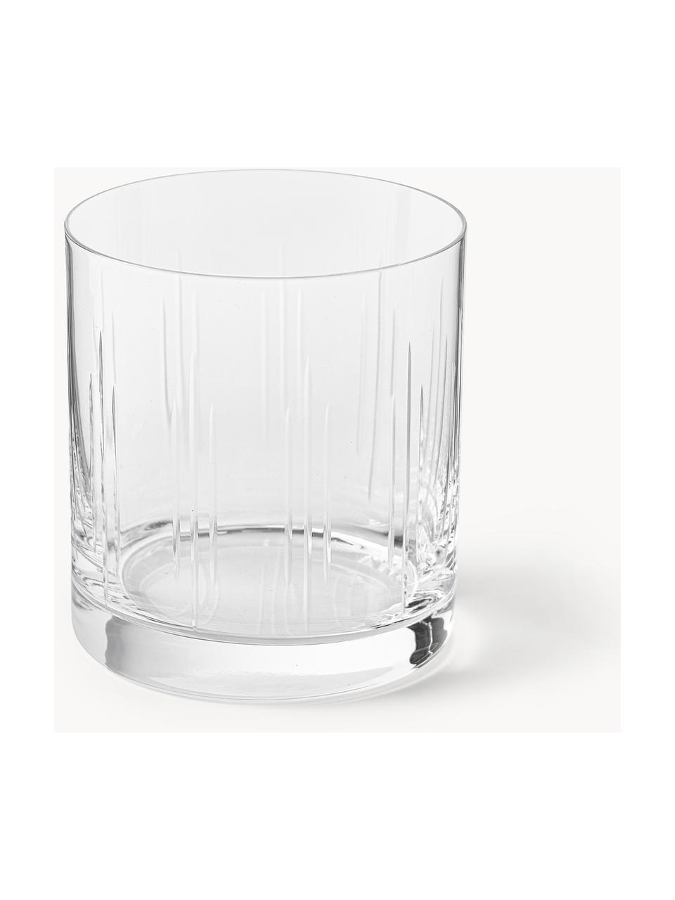 Wassergläser Felipe aus Kristallglas, 4 Stück, Crystal glas/Kristallglas, Transparent, Ø 8 x H 9 cm, 280 ml