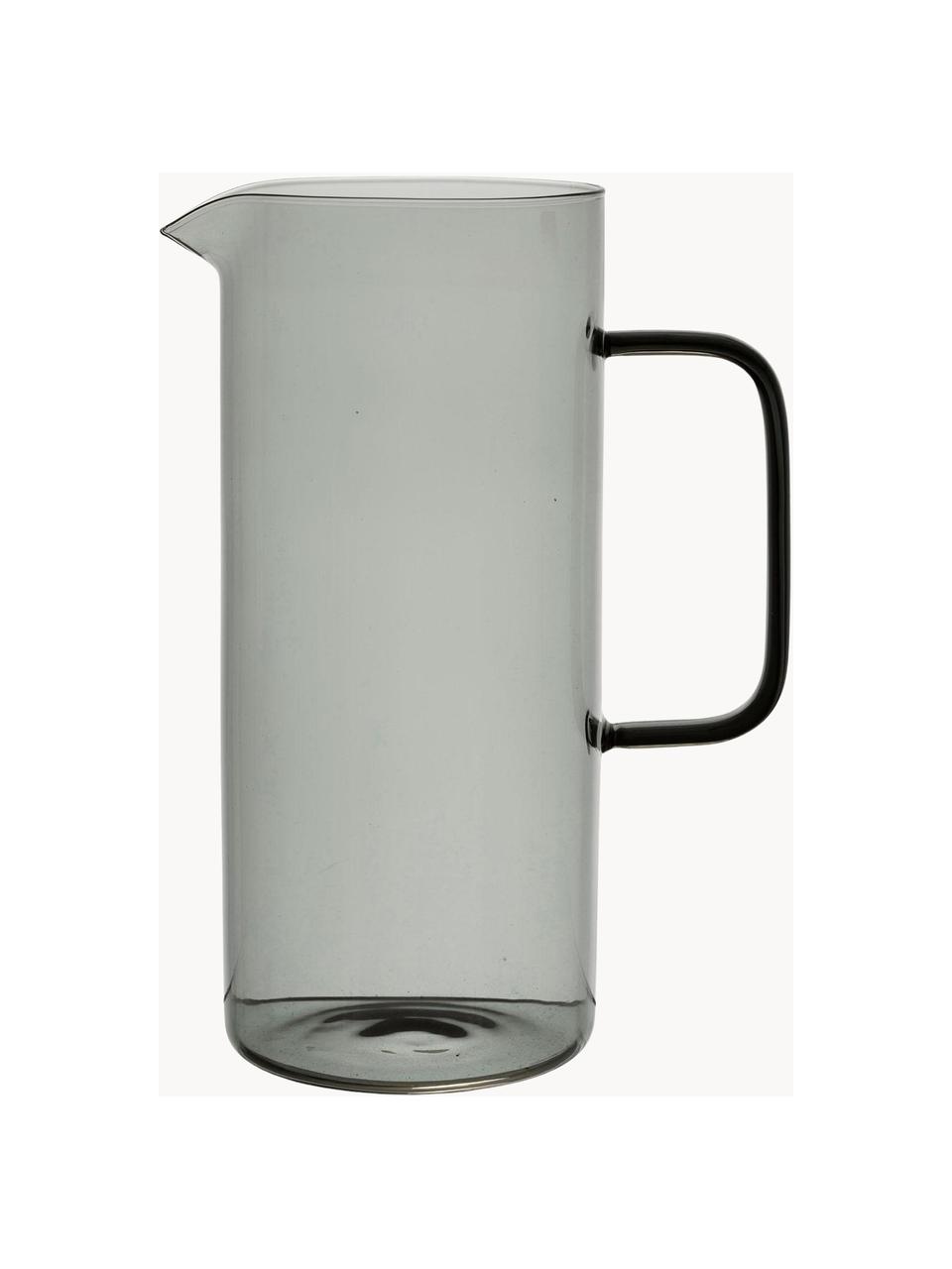 Jarra de vidrio Dilacia, 1 L, Vidrio de borosilicato, Gris transparente, 1 L