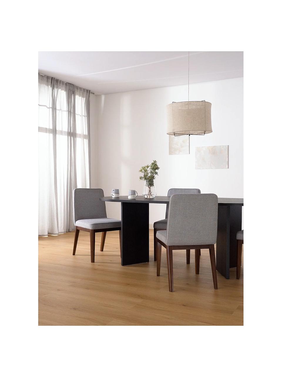 Čalúnená stolička Koga, Sivá, Š 47 x V 86 cm
